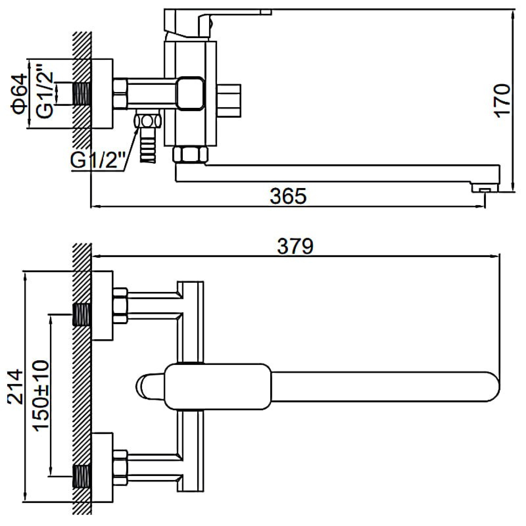 Смеситель Ledeme L2233B фото-7