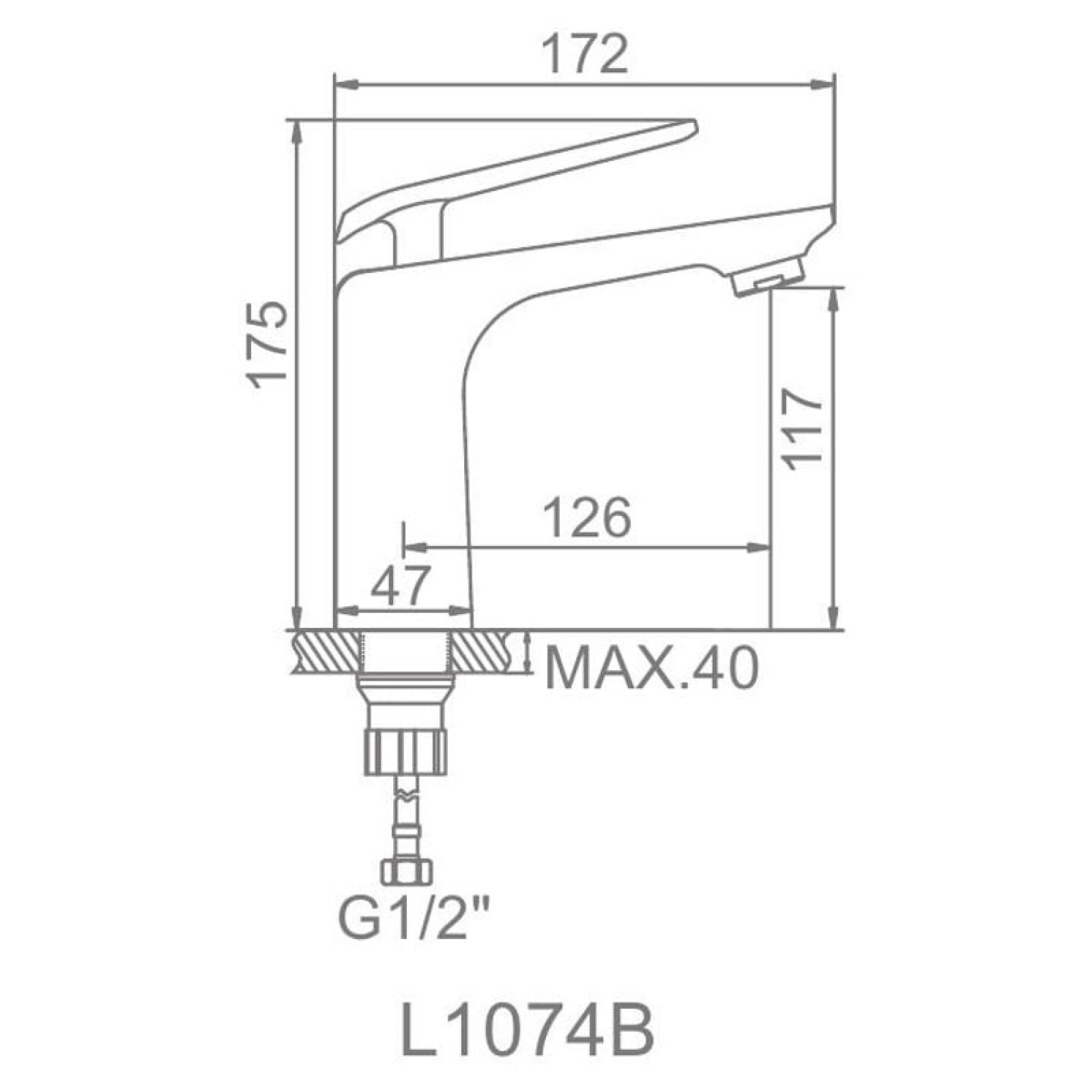 Смеситель Ledeme L1074B фото-3