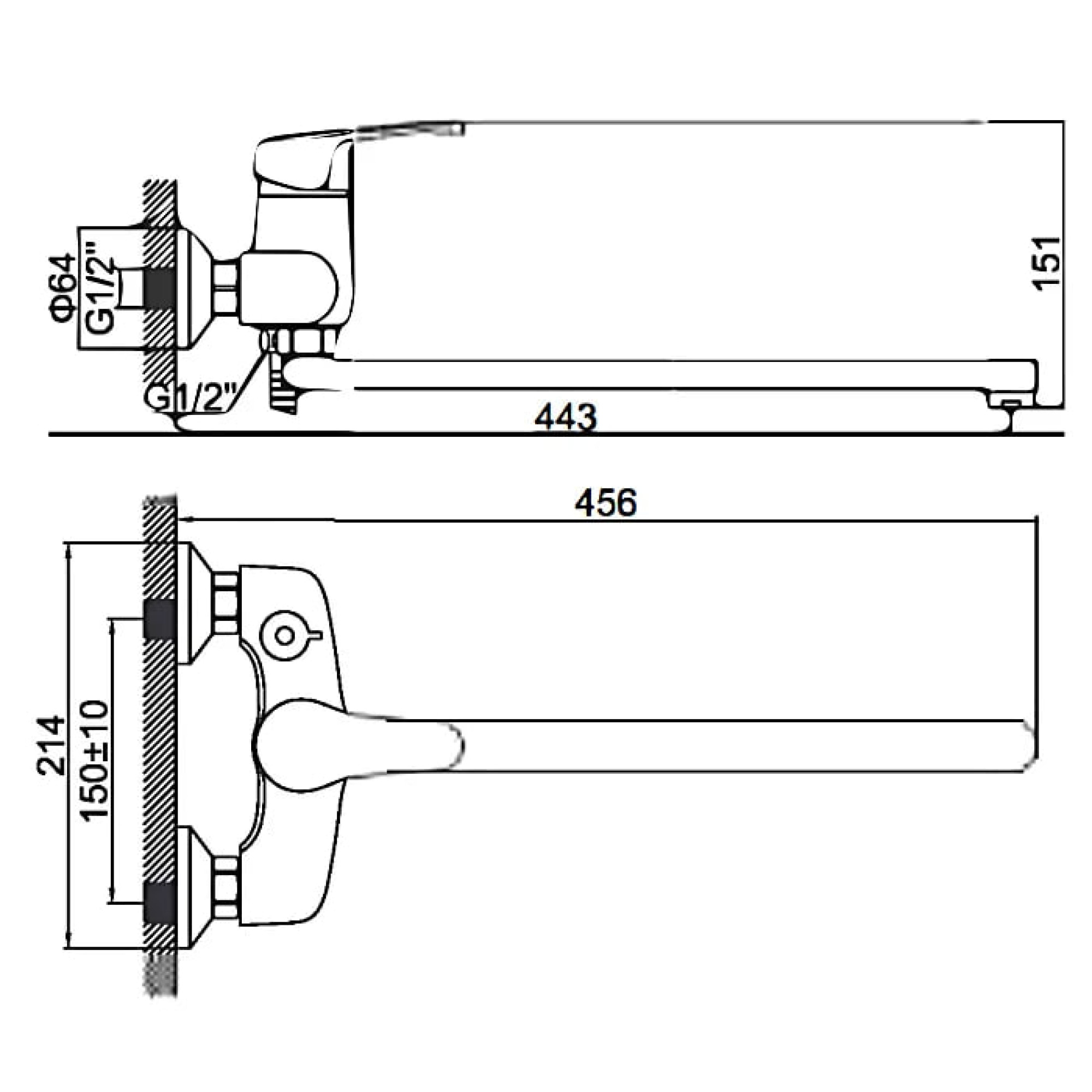 Смеситель Ledeme H32 L2232 фото-2