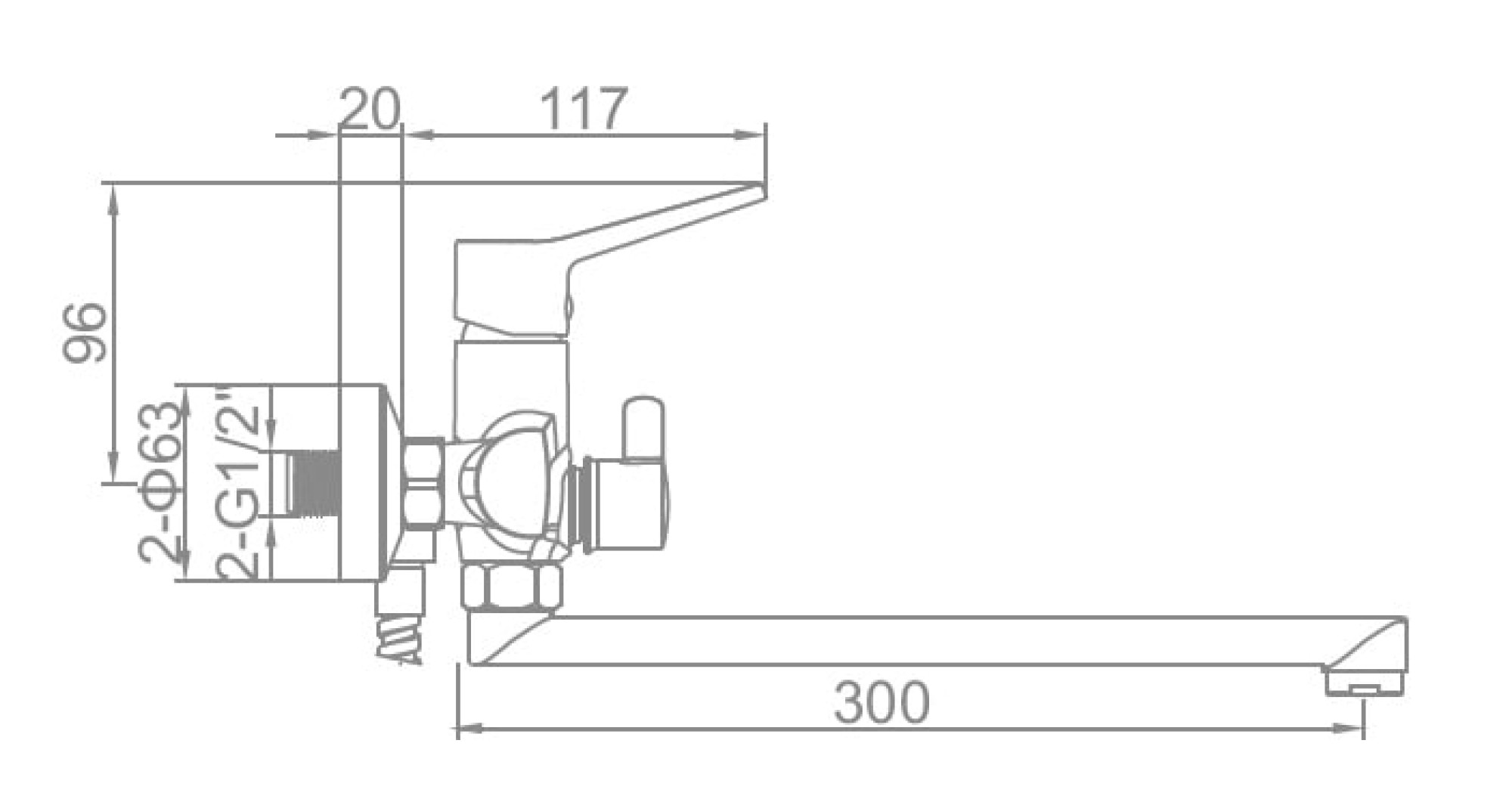 Смеситель Ledeme L2269B фото-2
