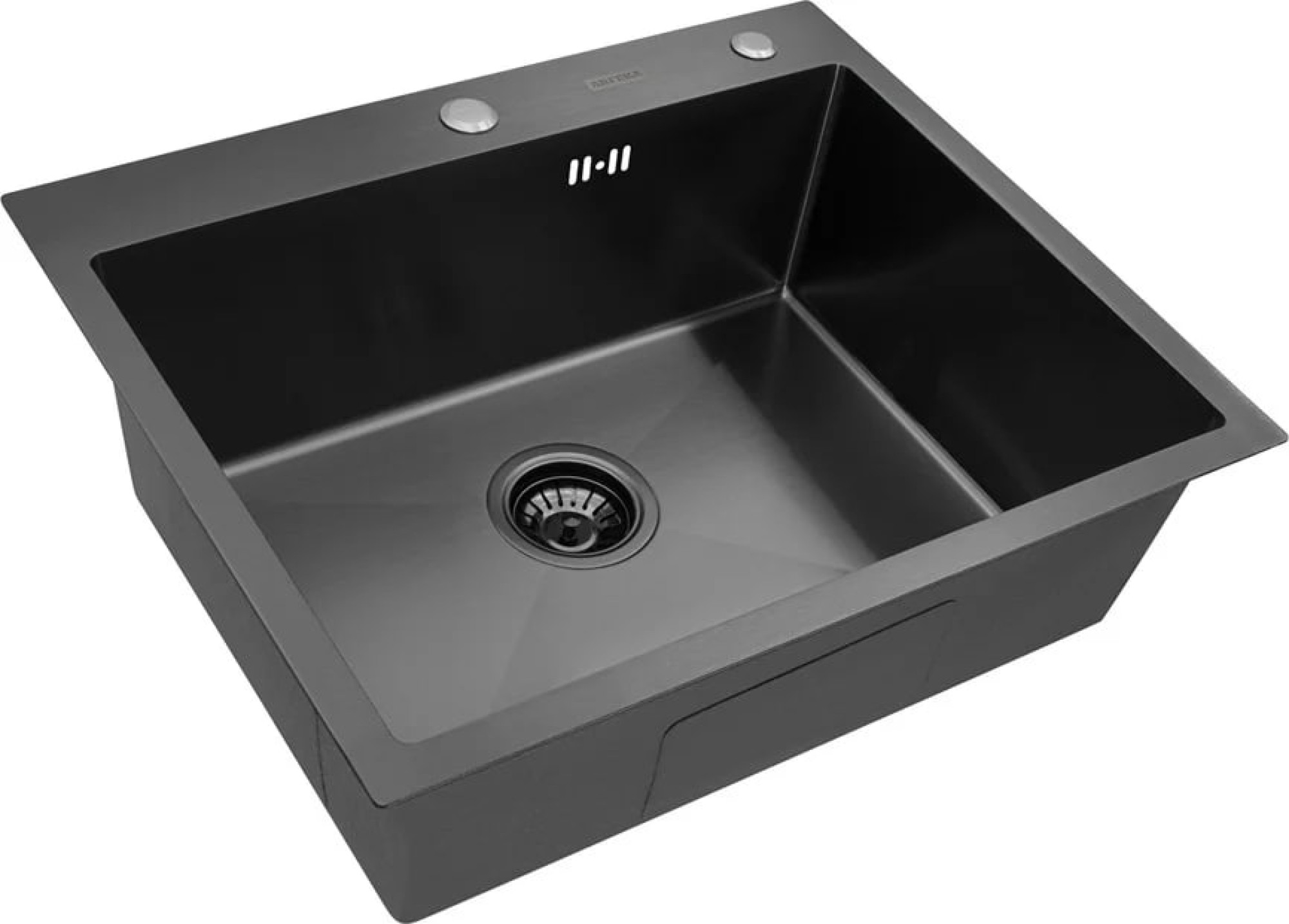 Кухонная мойка ARFEKA Eco AR 600*450 Black PVD Nano фото-3 Кухонная мойка ARFEKA Eco AR 600*450 Black PVD Nano фото-3