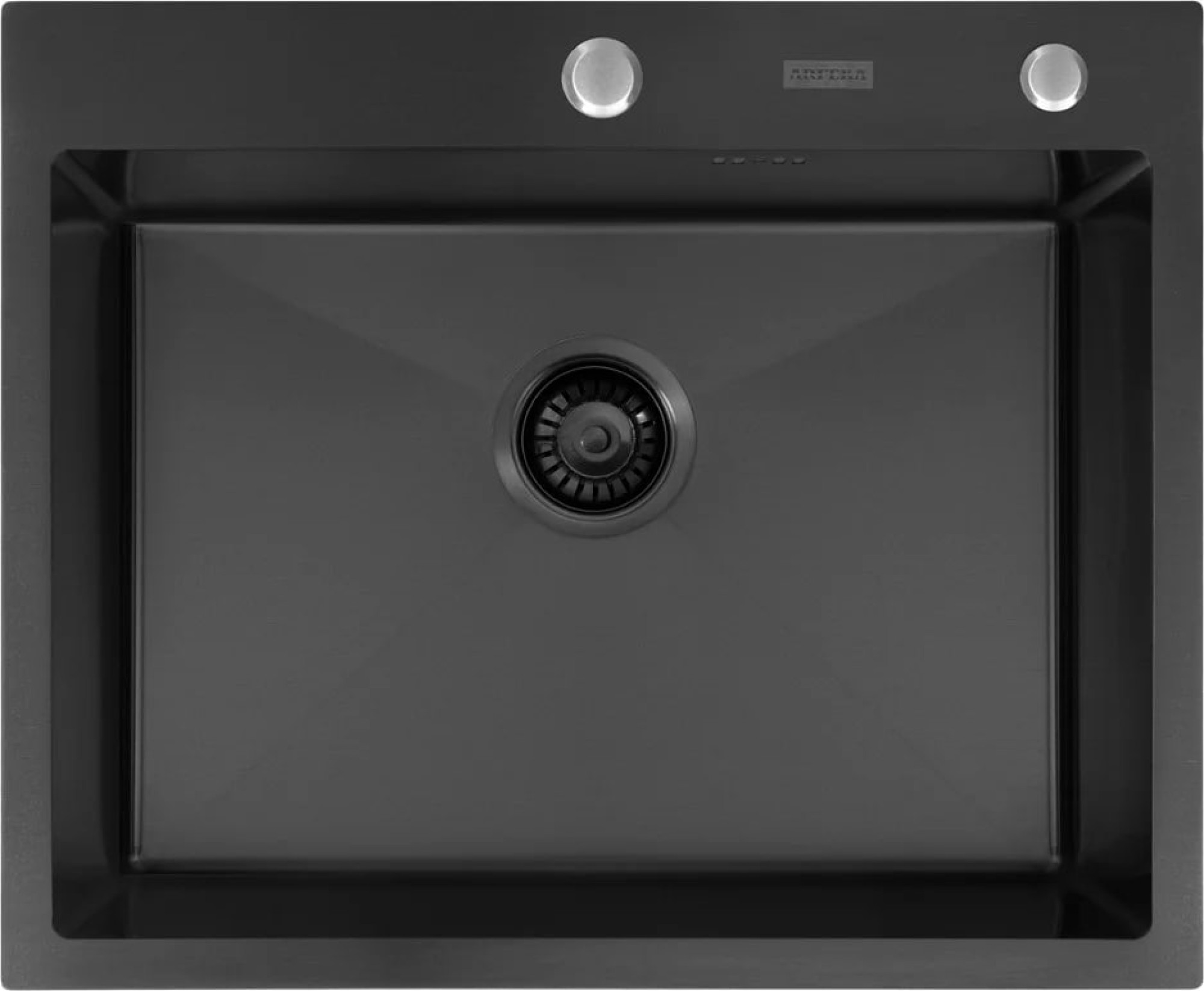 Кухонная мойка ARFEKA Eco AR 600*450 Black PVD Nano фото-7 Кухонная мойка ARFEKA Eco AR 600*450 Black PVD Nano фото-7