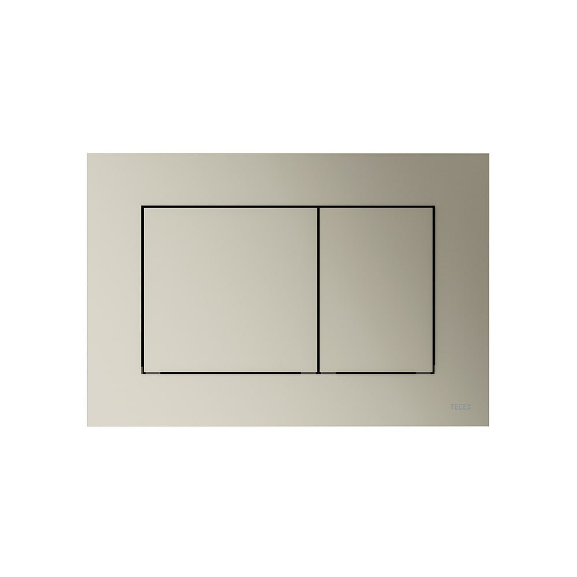 TECEnow Панель смыва унитаза для системы двойного смыва никель металлик 9240418 TECEnow Панель смыва унитаза для системы двойного смыва никель металлик 9240418