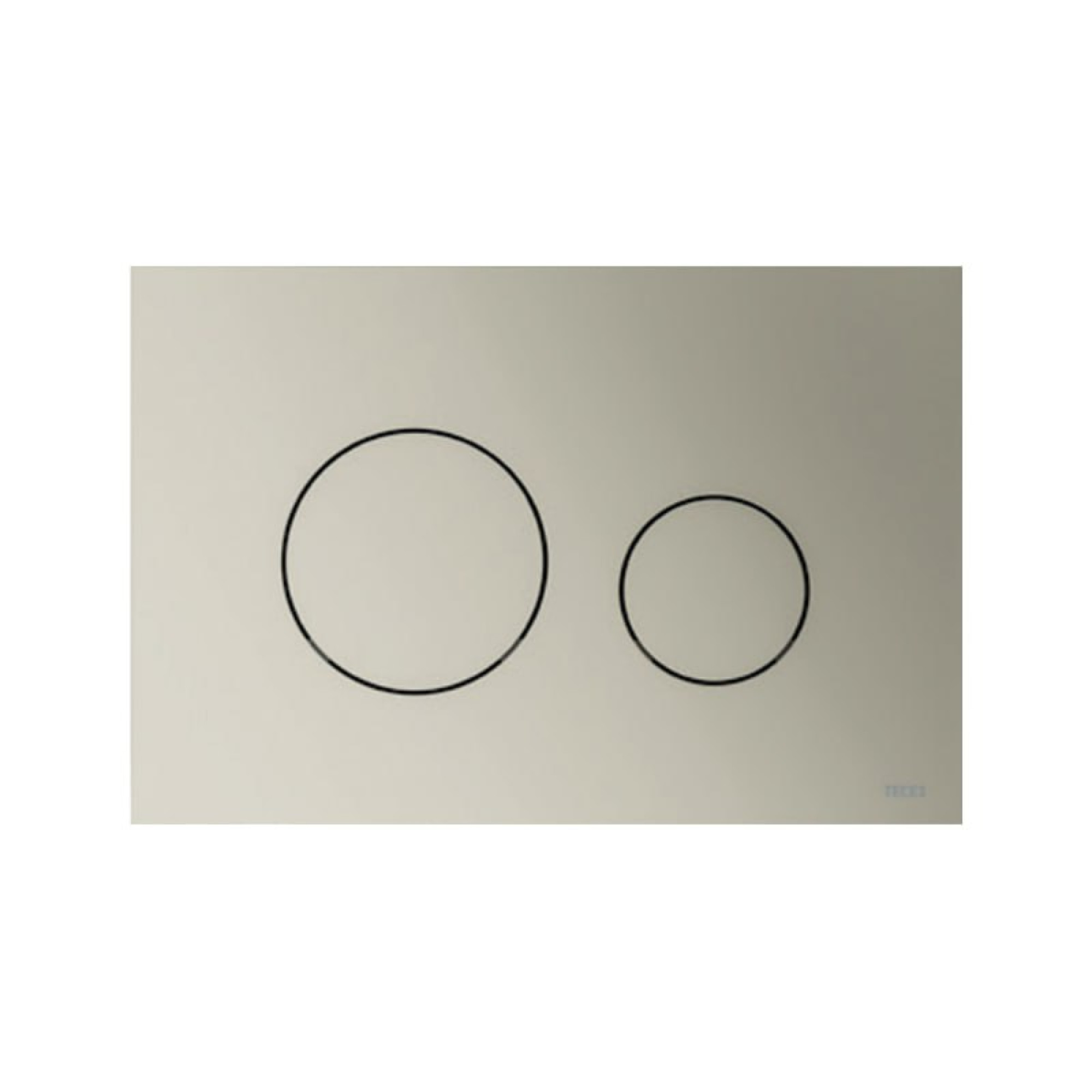 TECEloop 2.0 Пластиковая панель смыва унитаза для системы двойного смыва никель металлик 9240935