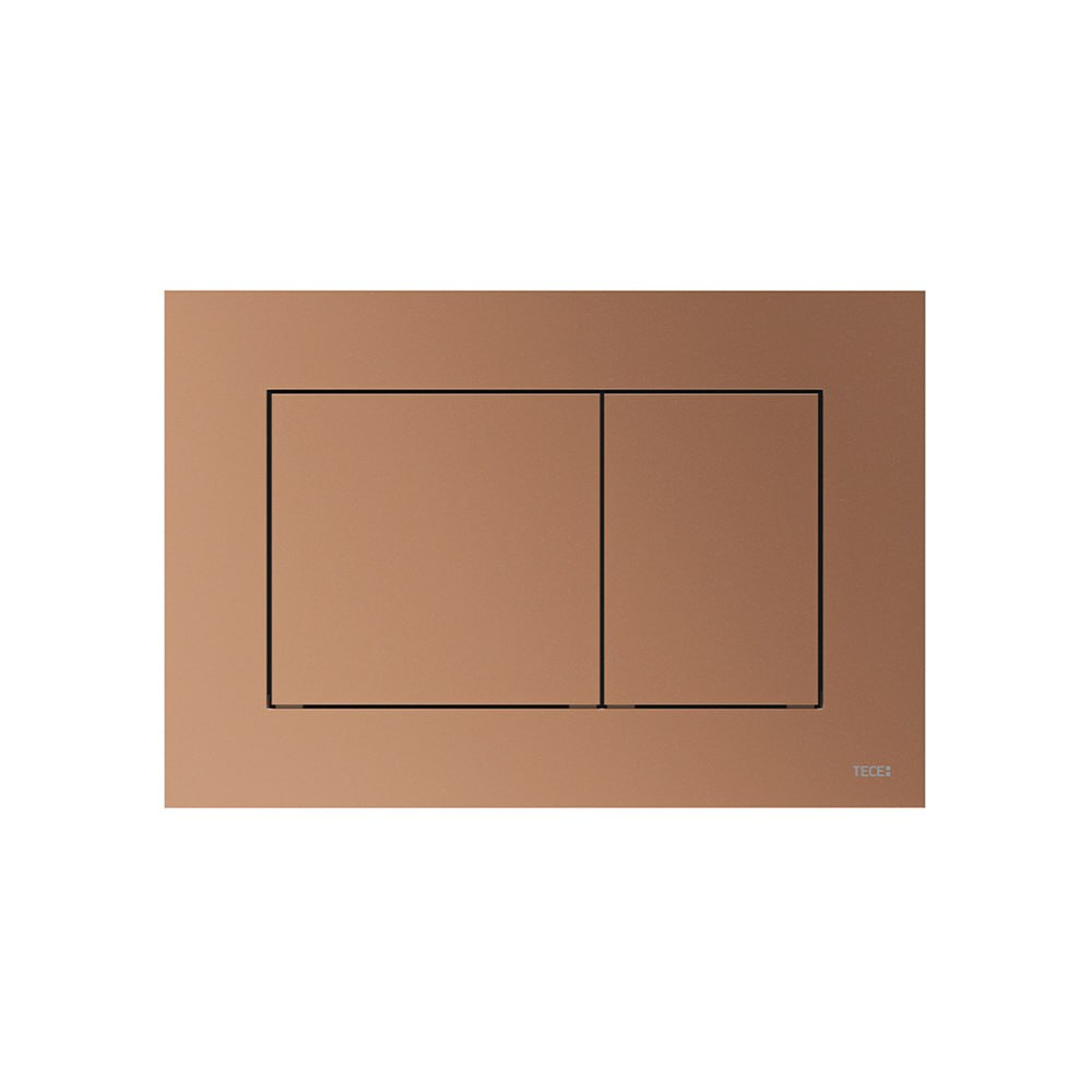 TECEnow Панель смыва унитаза для системы двойного смыва бронза металлик 9240422