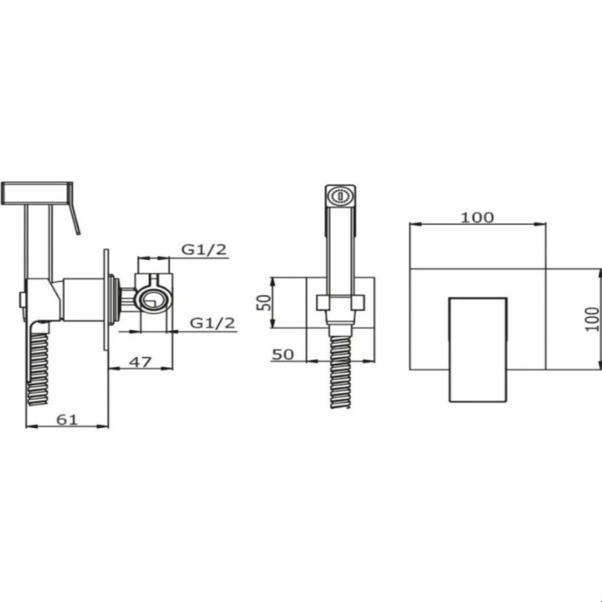 Гигиенический душ Vieir V393553-N фото-3 Гигиенический душ Vieir V393553-N фото-3