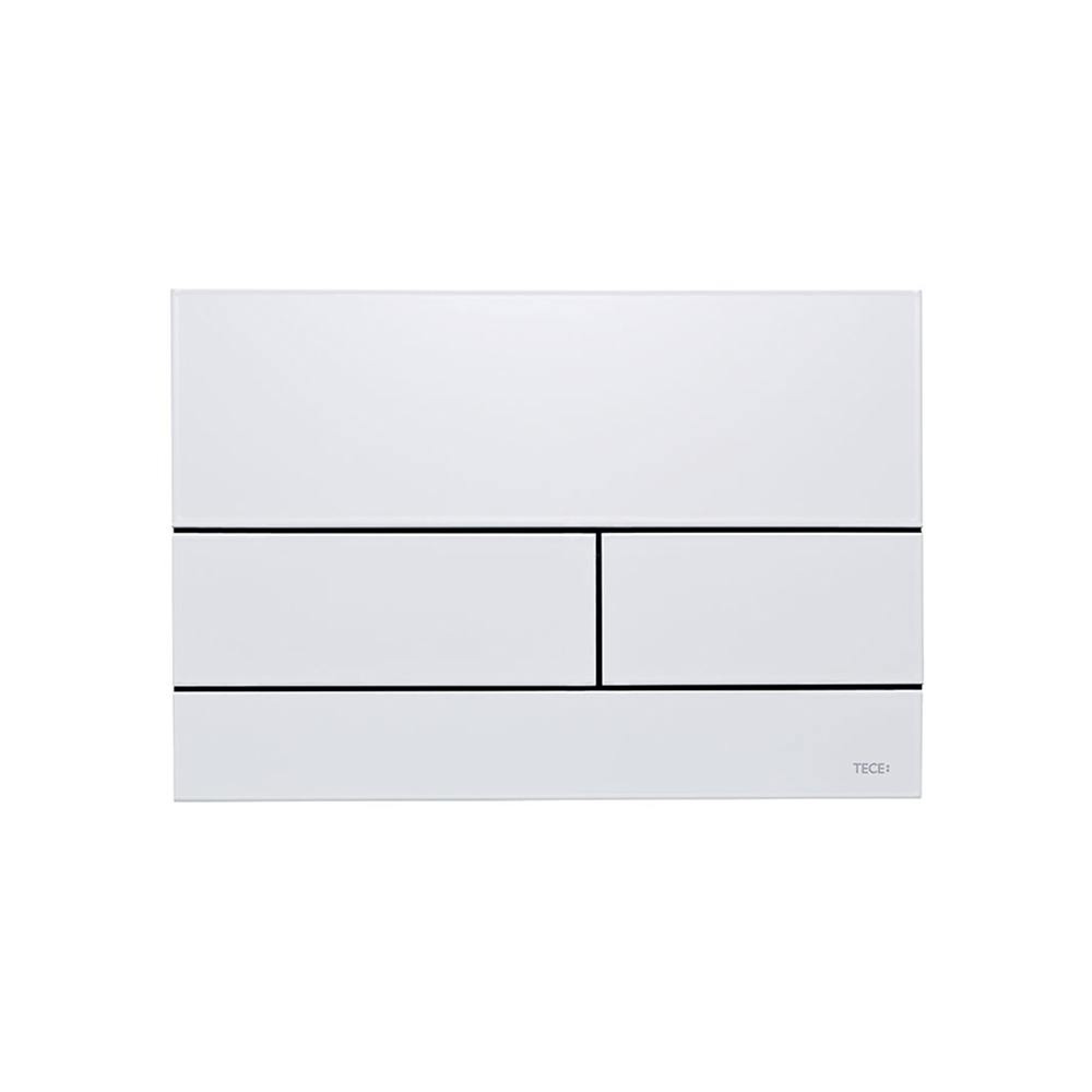 TECE TECEsquare II панель смыва с двумя клавишами металлическая Белый 9240832 TECE TECEsquare II панель смыва с двумя клавишами металлическая Белый 9240832