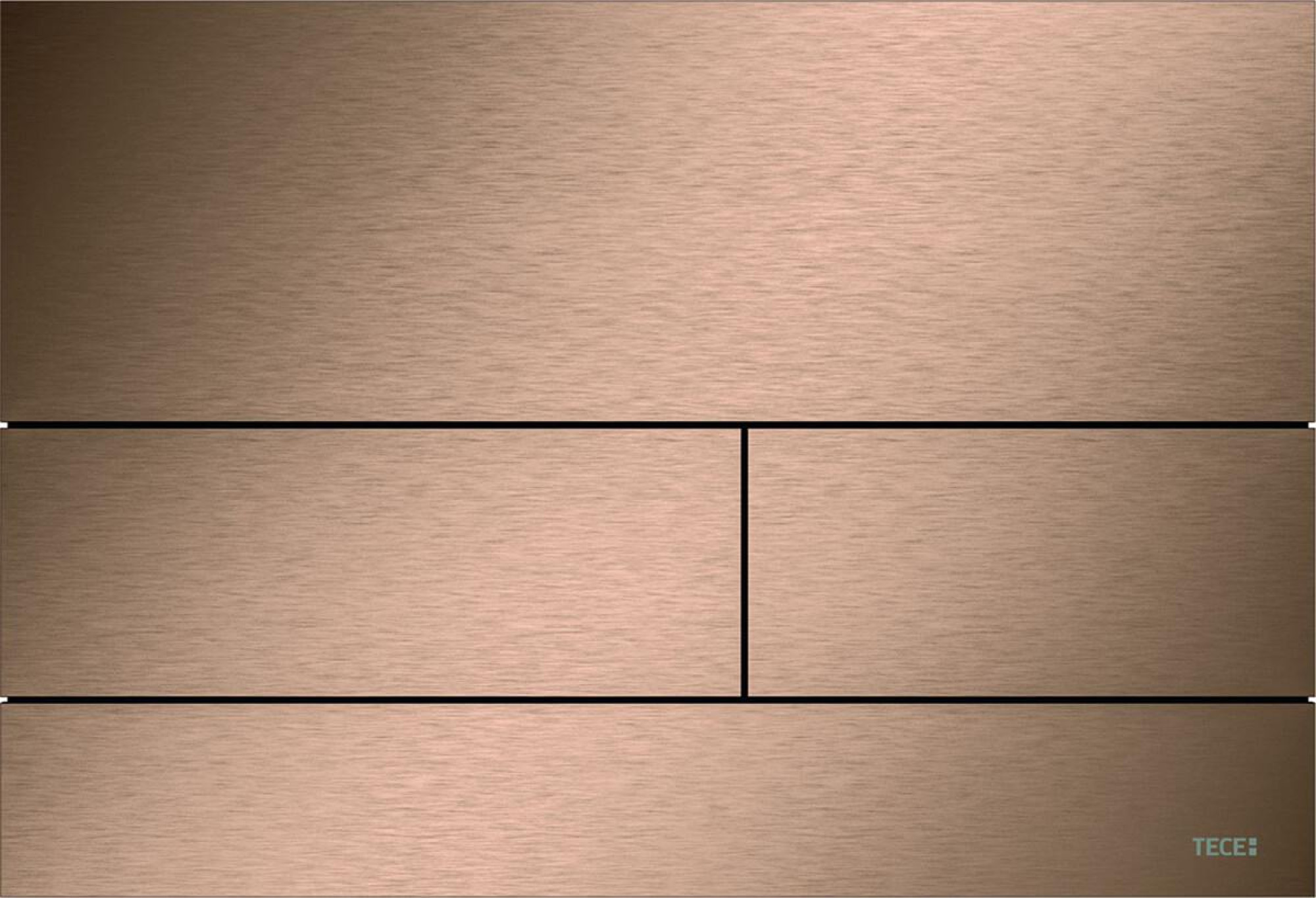 TECE TECEsquare II PVD Панель смыва с двумя клавишами металлическая с цветным PVD покрытием (с покрытием против отпечатков пальцев) для унитаза сатин красный позолоченный 9240848 фото-2 TECE TECEsquare II PVD Панель смыва с двумя клавишами металлическая с цветным PVD покрытием (с покрытием против отпечатков пальцев) для унитаза сатин красный позолоченный 9240848 фото-2