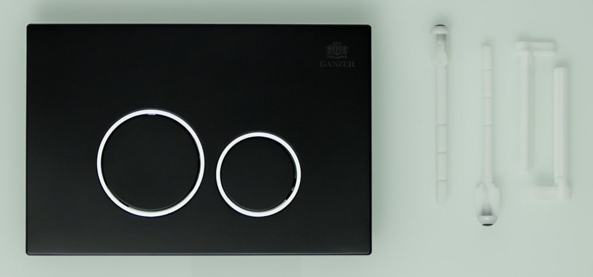 Клавиша смыва для инсталляции Ganzer GZ 2751-C черный фото-2