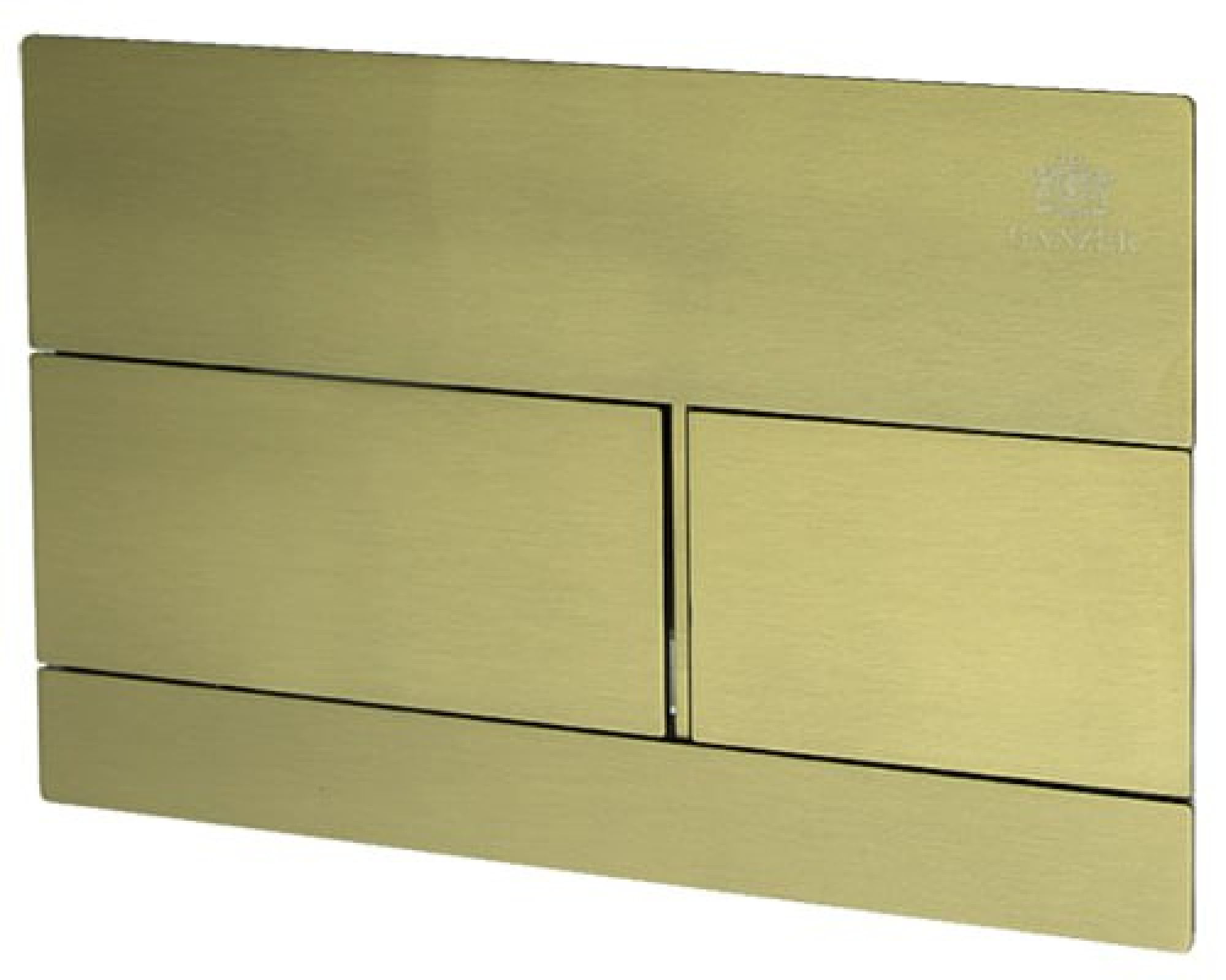 Клавиша смыва для инсталляции Ganzer GZ 2754-S матовое золото