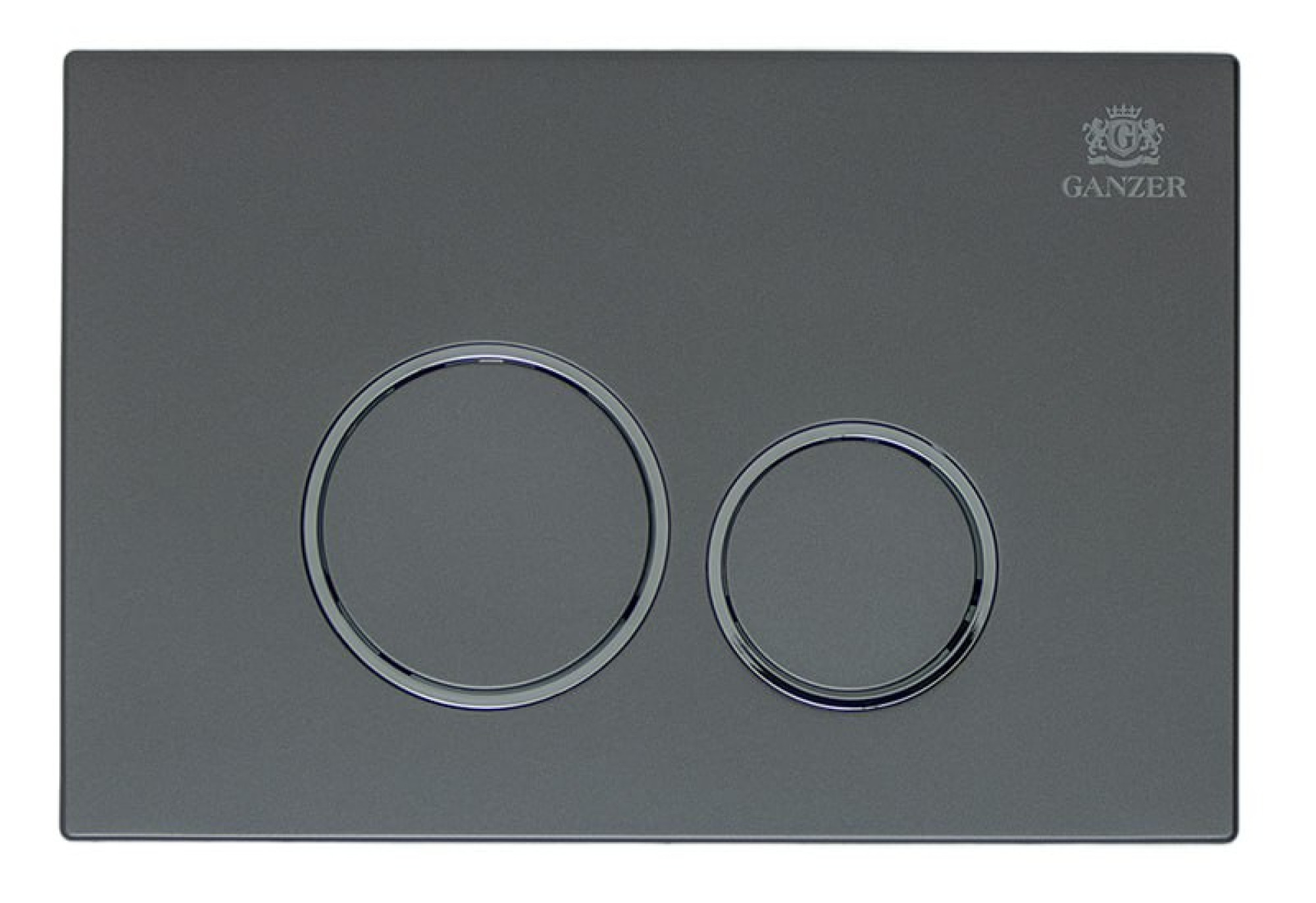 Клавиша смыва для инсталляции Ganzer GZ 2751-Q графит