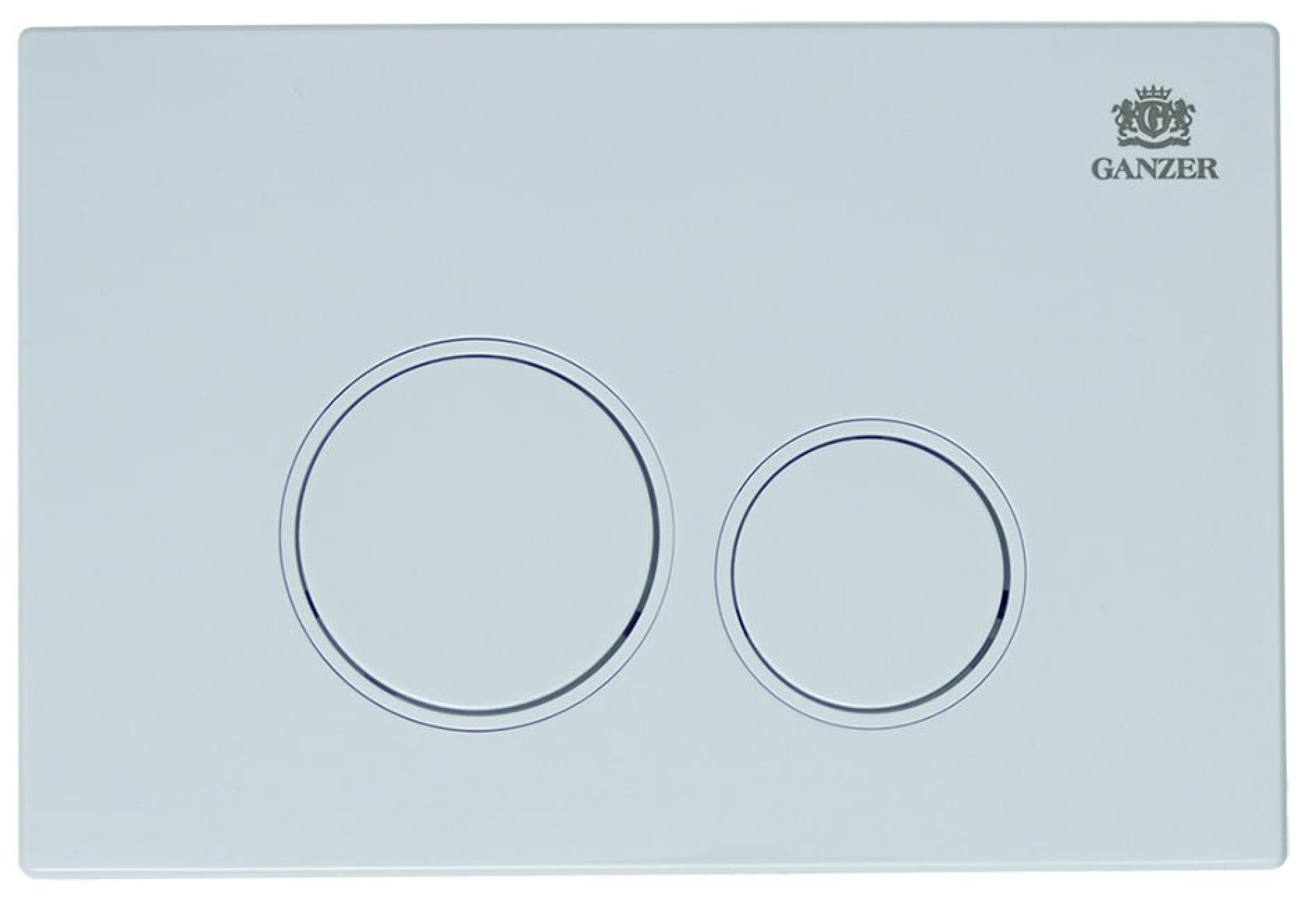 Клавиша смыва для инсталляции Ganzer GZ 2751-F белый