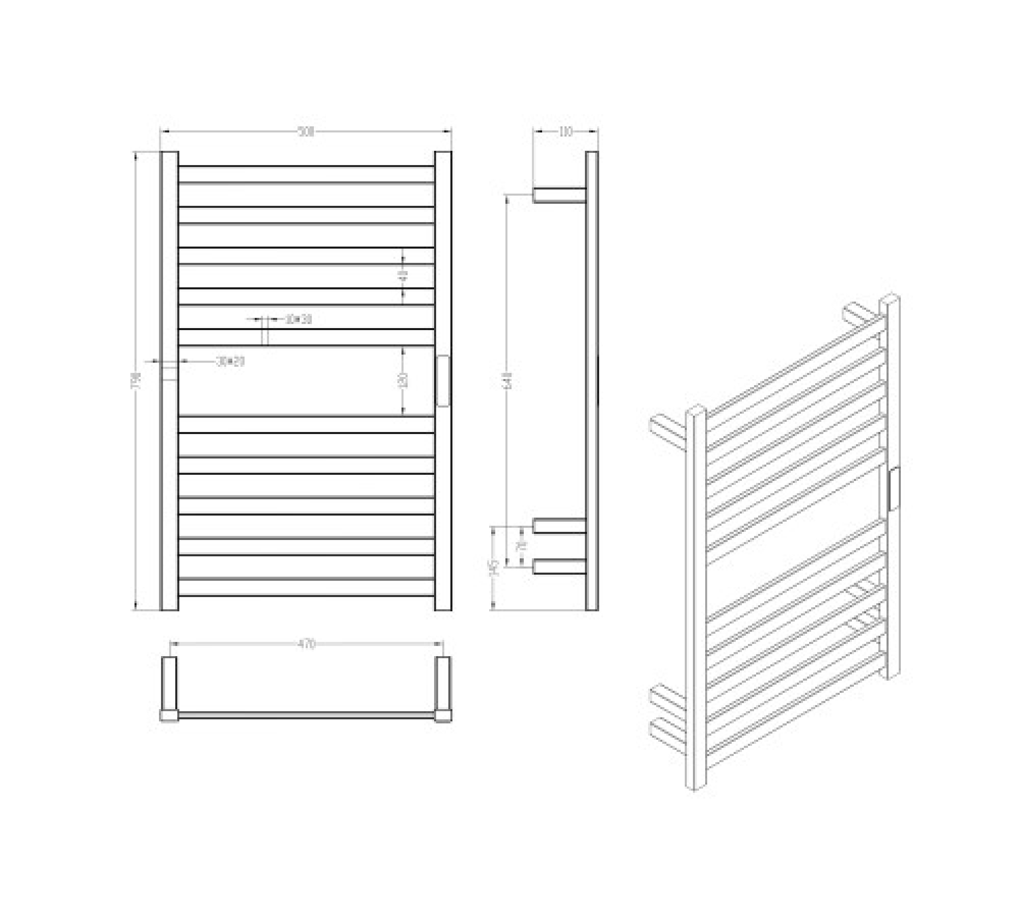 Полотенцесушитель Roxen Plaza 11040-5079BG фото-10 Полотенцесушитель Roxen Plaza 11040-5079BG фото-10