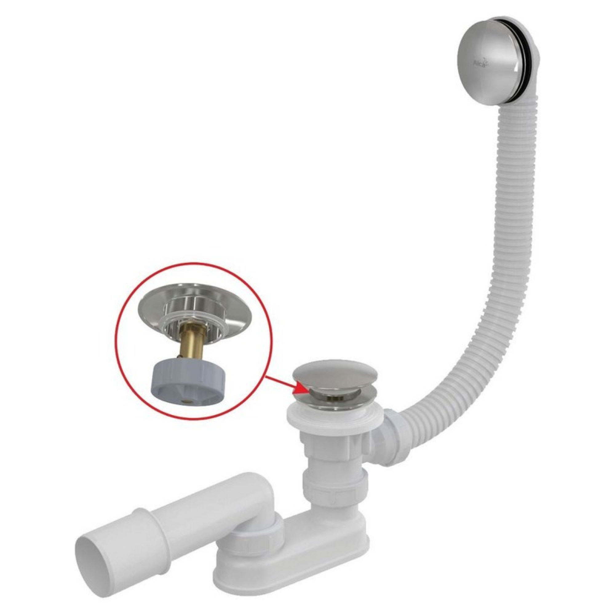 Сифон Alcaplast A504CKM-BL-01 - фото1