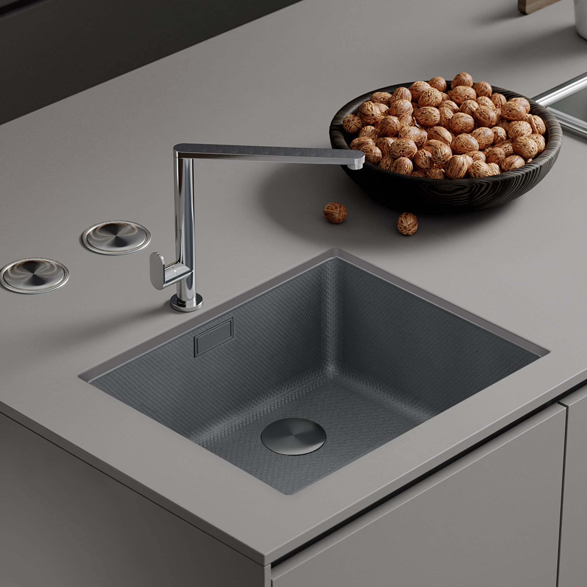 Кухонная мойка Roxen Uno 560210-54S фото-6