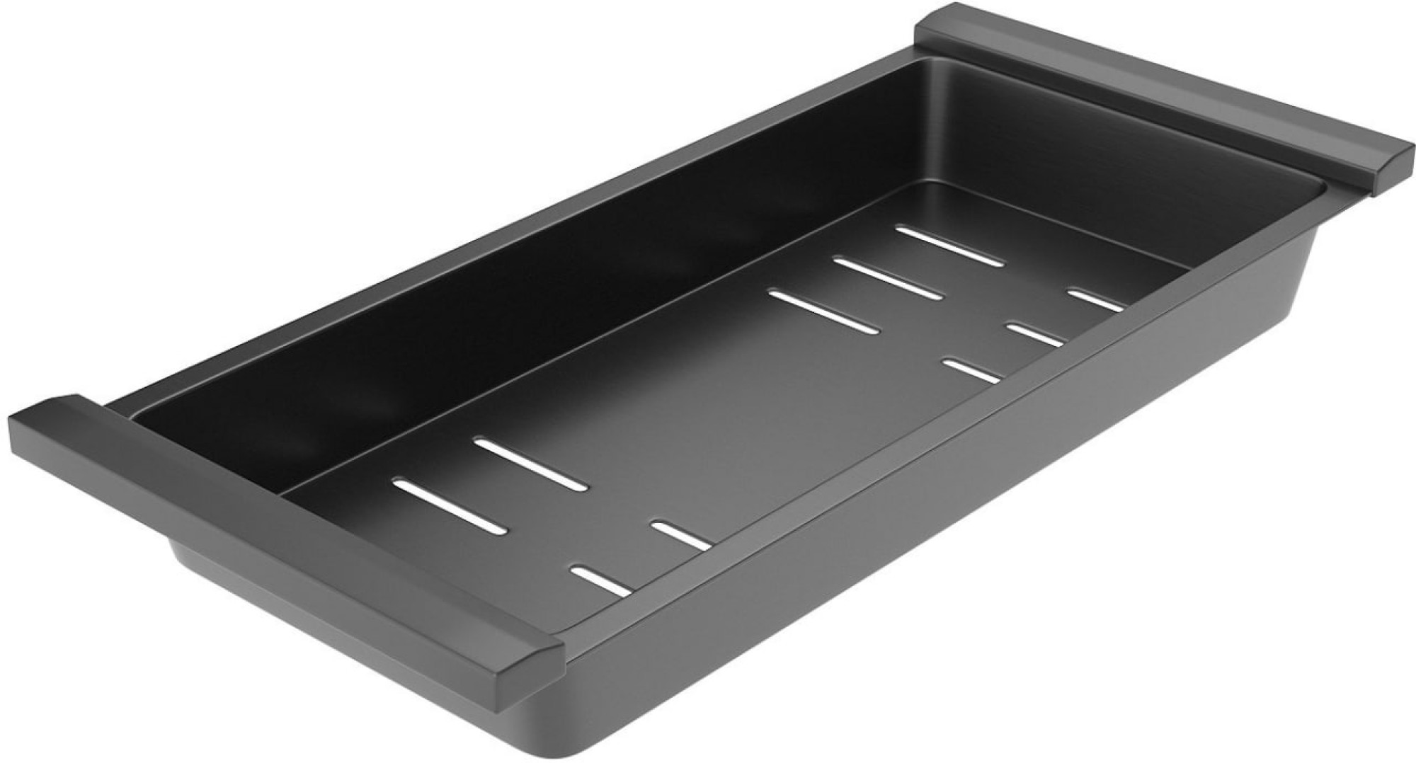 Кухонная мойка Roxen Snake 560220-50-BS (50*48) PVD графит/текстурная поверхность (с коландером и дозатором) фото-5