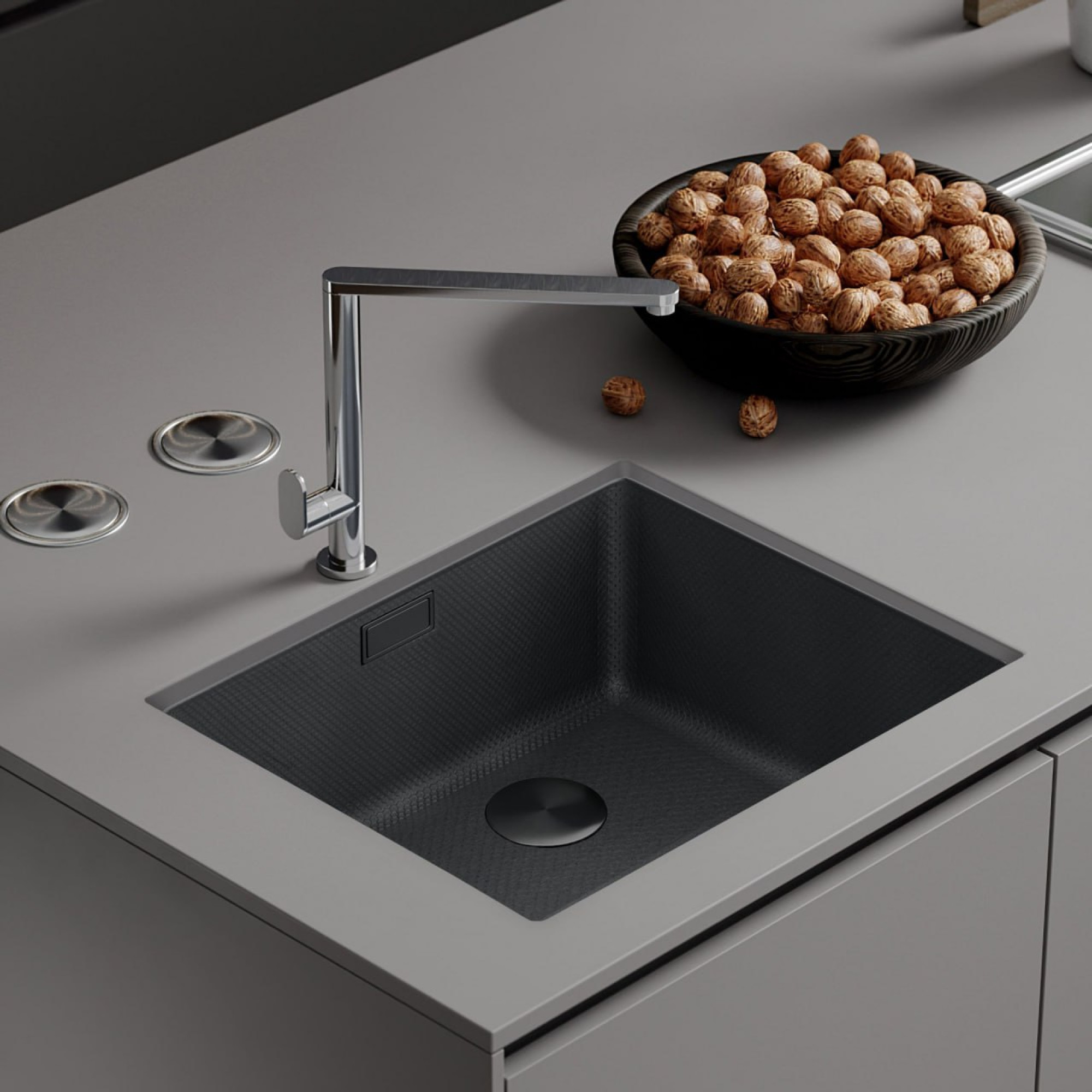 Кухонная мойка Roxen Uno 560210-54BS фото-7
