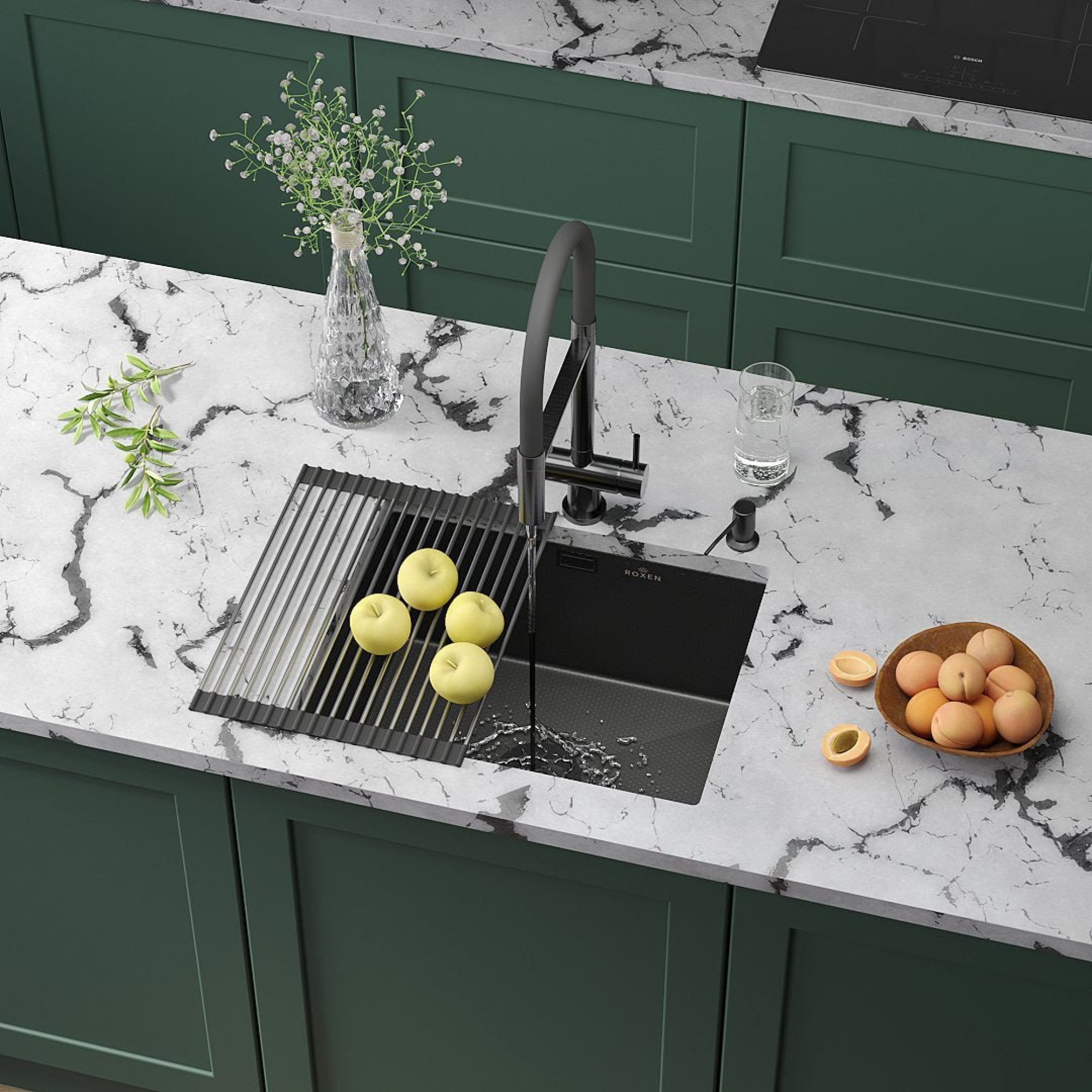 Кухонная мойка Roxen Uno 560210-54BS