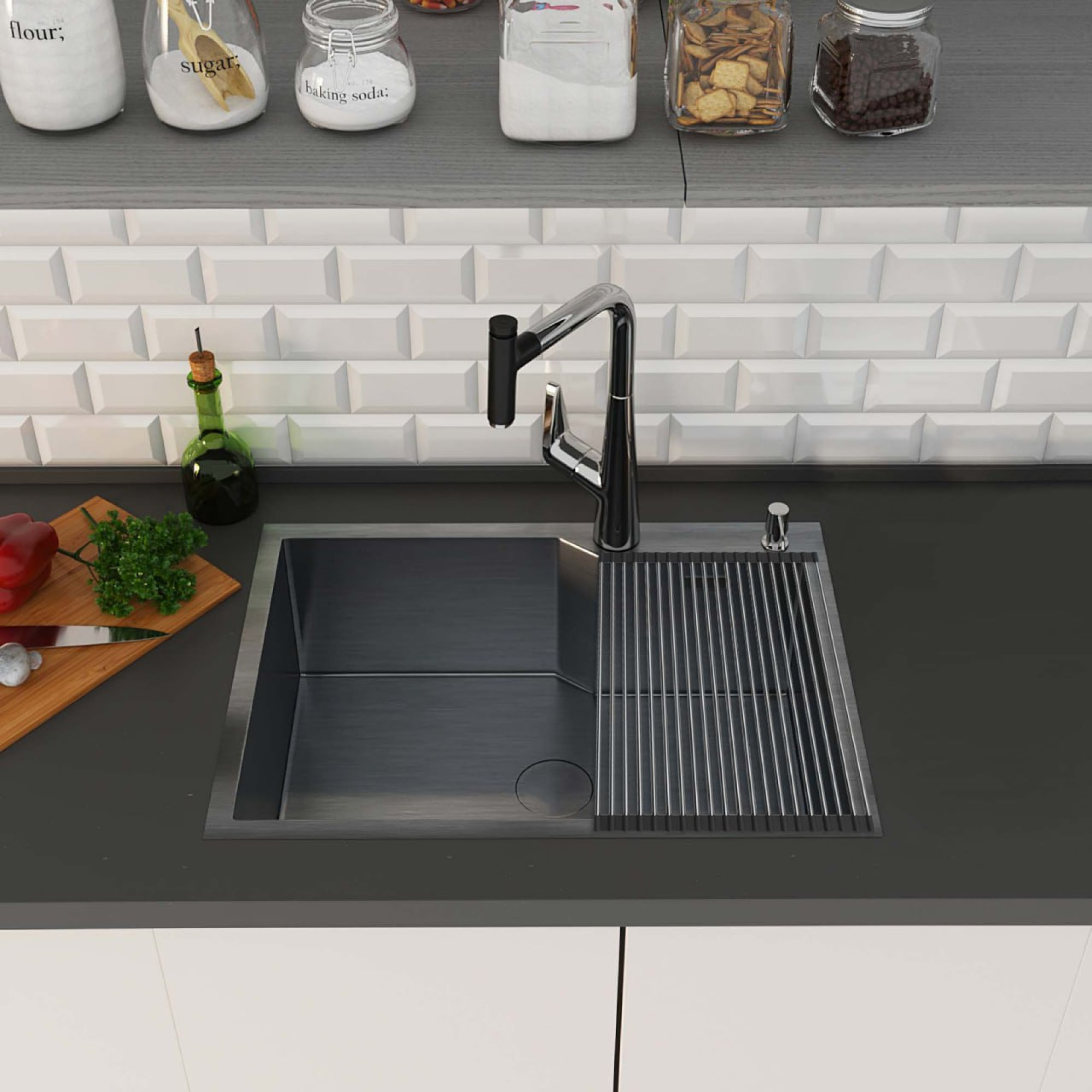 Кухонная мойка Roxen Wellnes 560240-60B фото-2