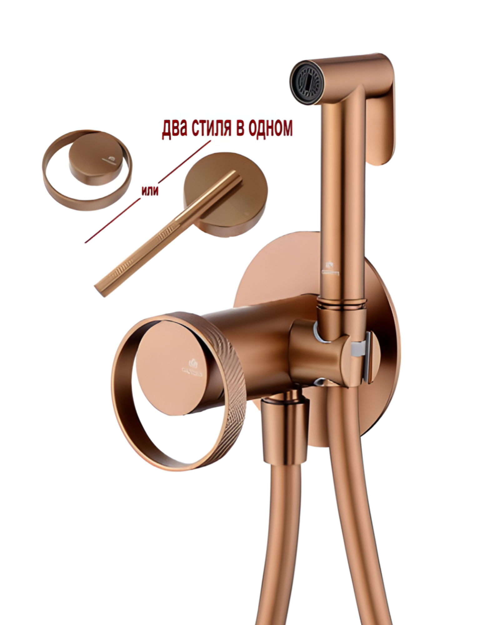 Комплект Ganzer #G19 душевая система Ganzer 19165-R, смеситель Ganzer 19144-R, гигиенический душ Ganzer 19157-R фото-6