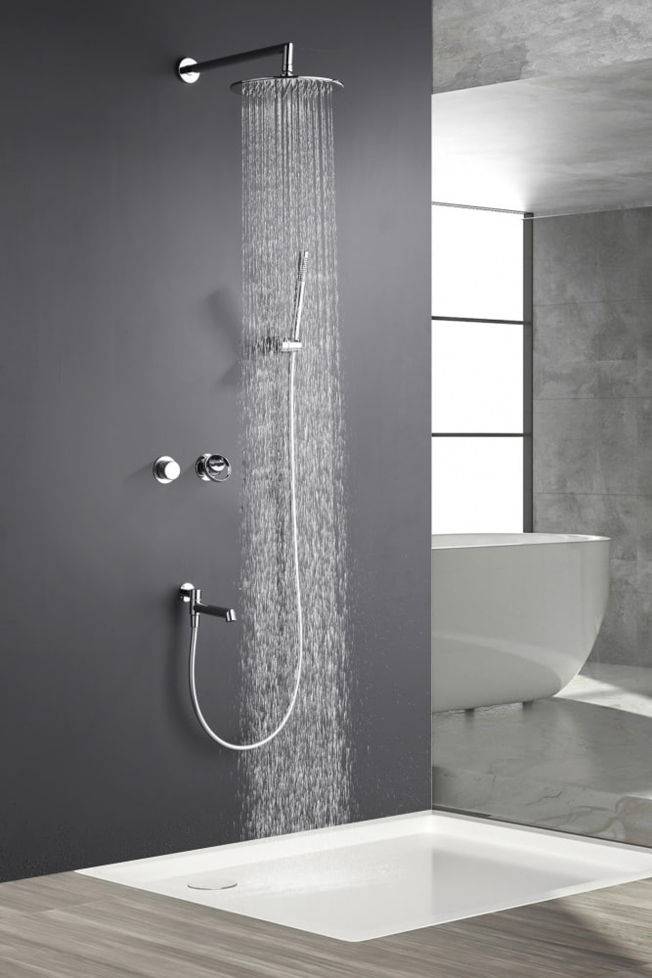 Комплект Ganzer #G19 душевая система Ganzer 19165, смеситель Ganzer 19144, гигиенический душ Ganzer 19157 фото-9