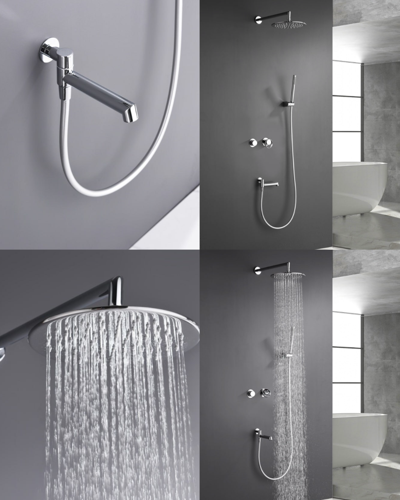 Комплект Ganzer #G19 душевая система Ganzer 19165, смеситель Ganzer 19144, гигиенический душ Ganzer 19157 фото-3