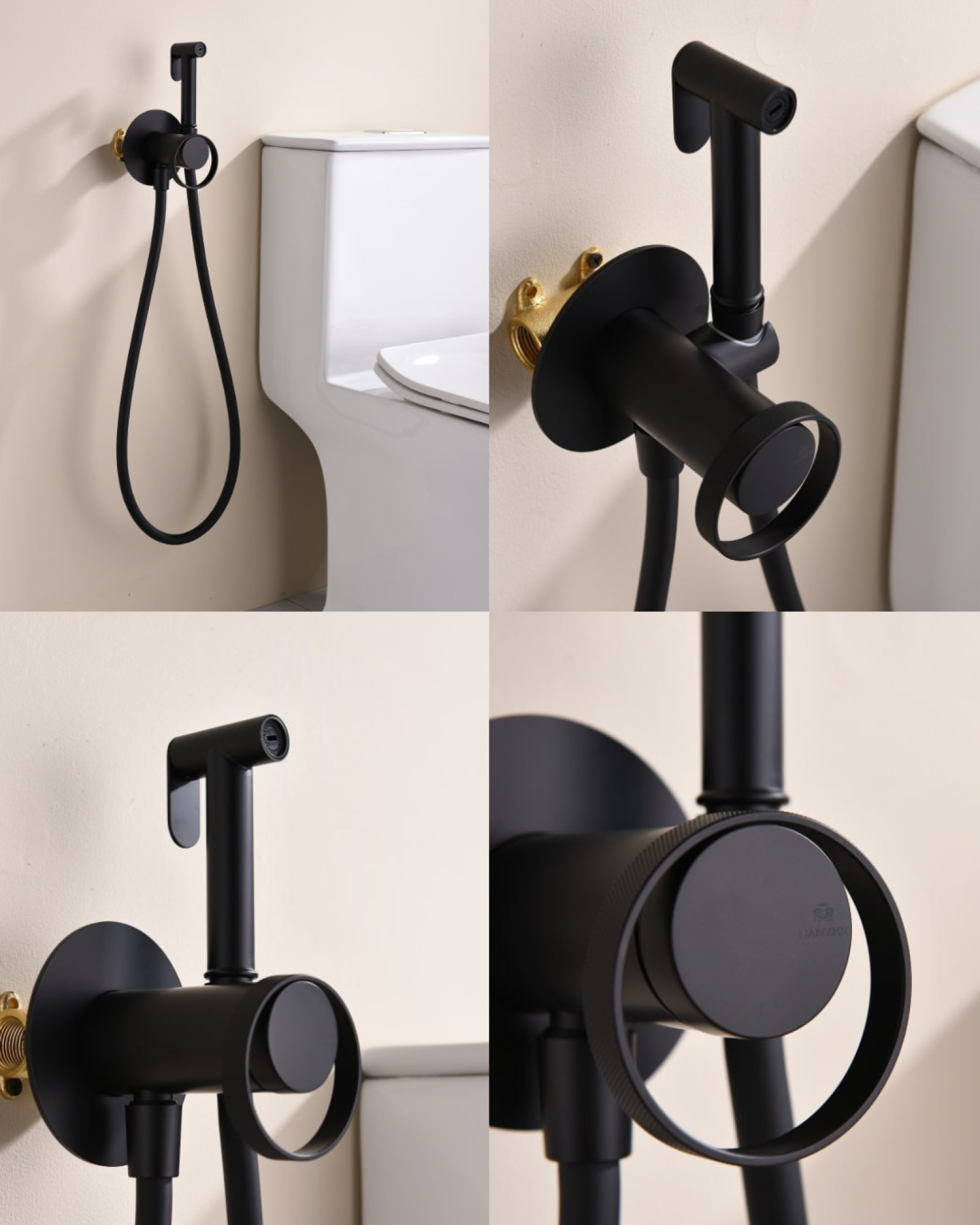 Комплект Ganzer #G19 душевая система Ganzer 19165-C, смеситель Ganzer 19144-C, гигиенический душ Ganzer 19157-C фото-4