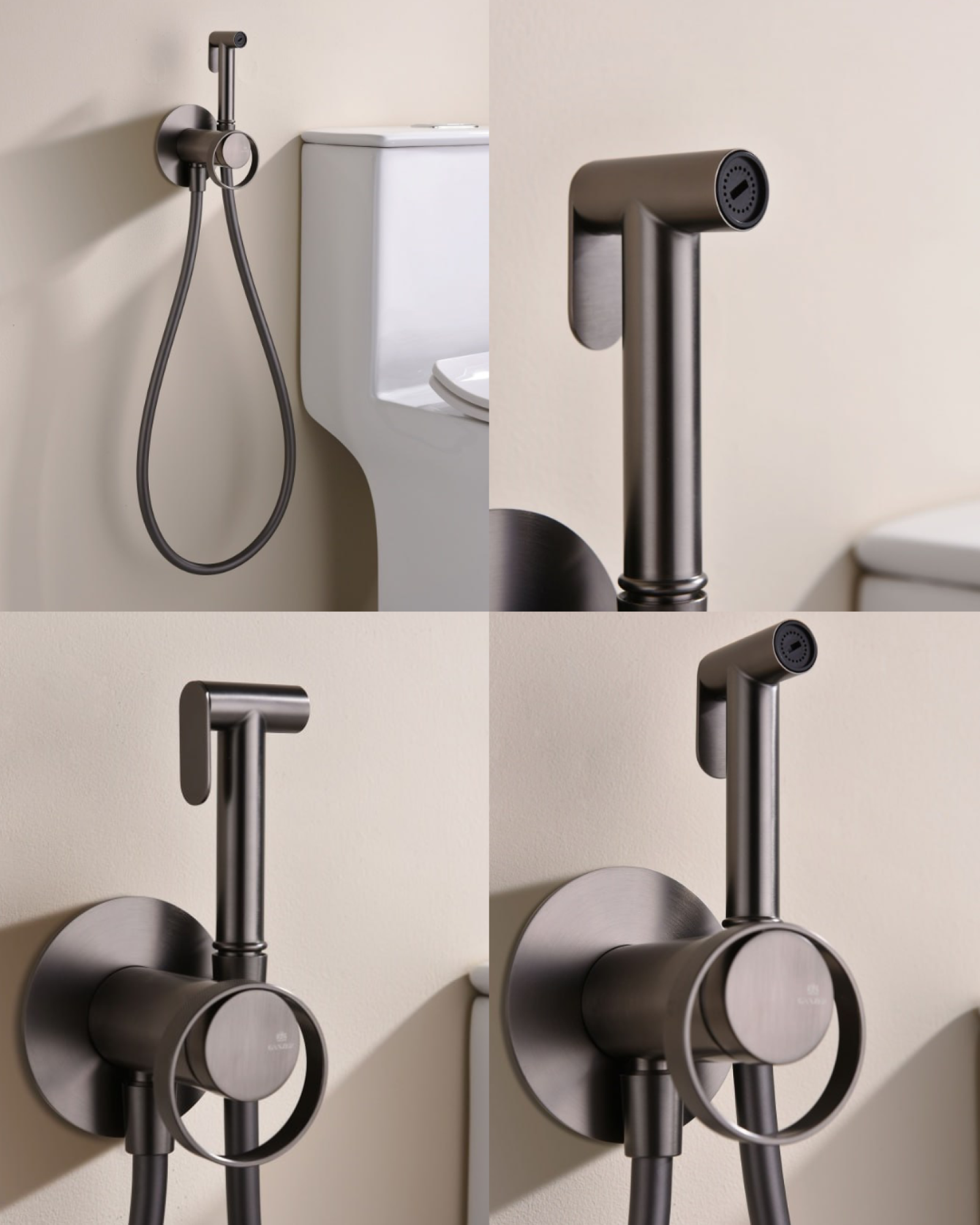 Комплект Ganzer #G19 душевая система Ganzer 19165-Q, смеситель Ganzer 19144-Q, гигиенический душ Ganzer 19157-Q фото-2