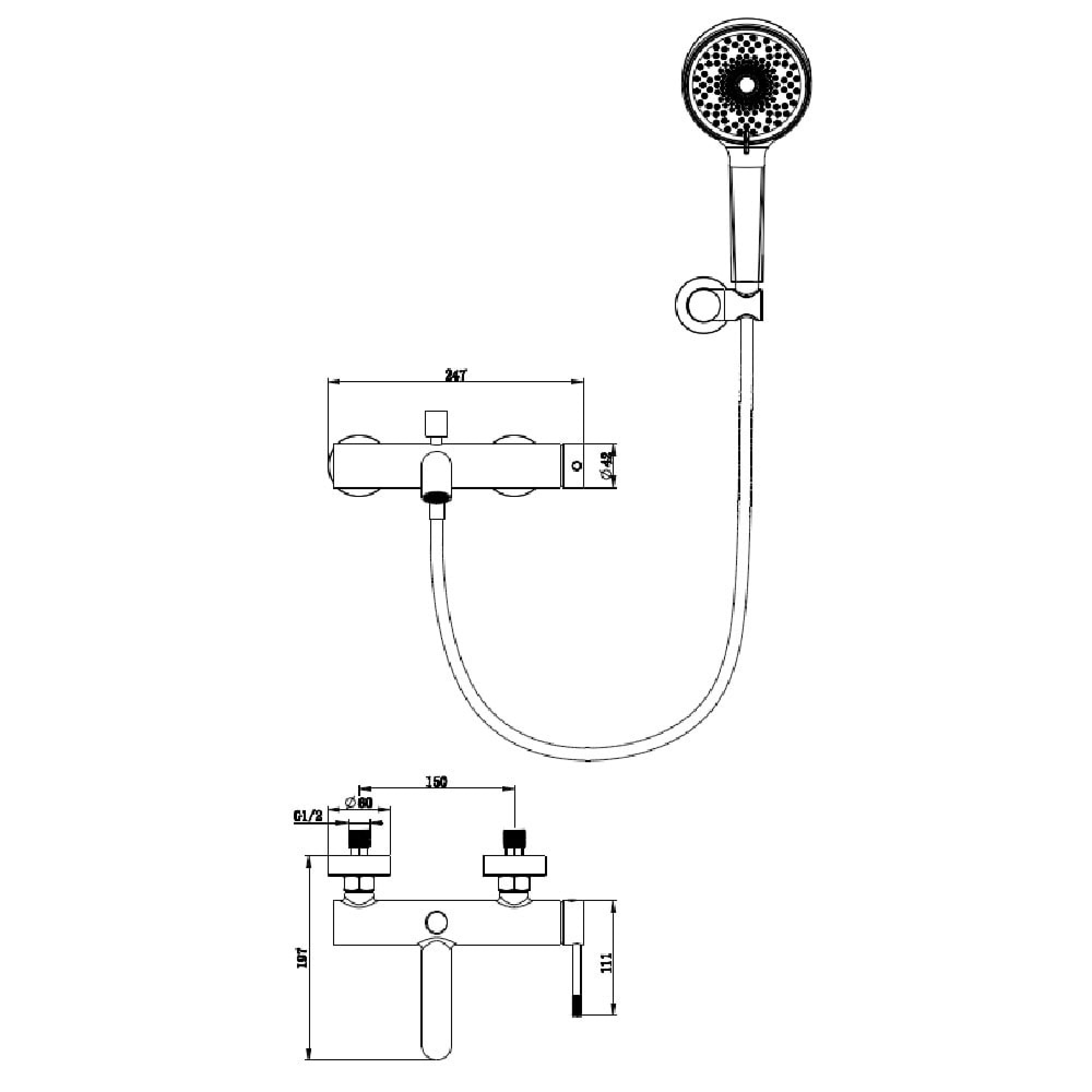 Смеситель Kern 3049 MG (матовое золото) - фото2