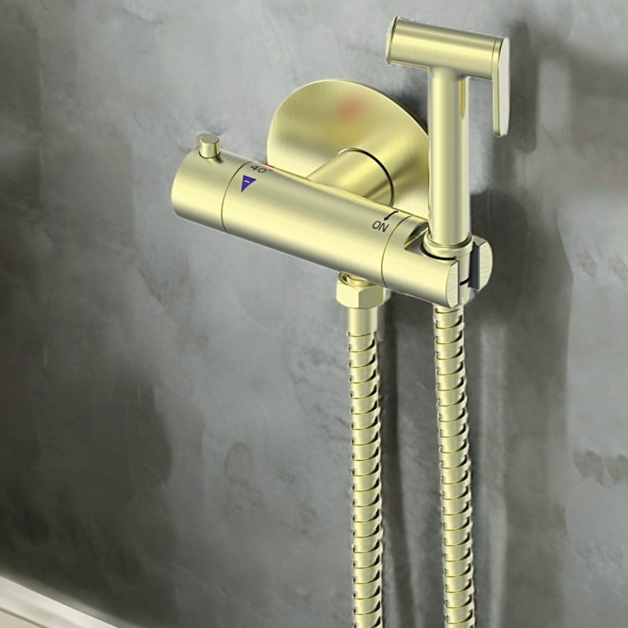 Гигиенический душ Kern 4034 MG (матовое золото) - фото2