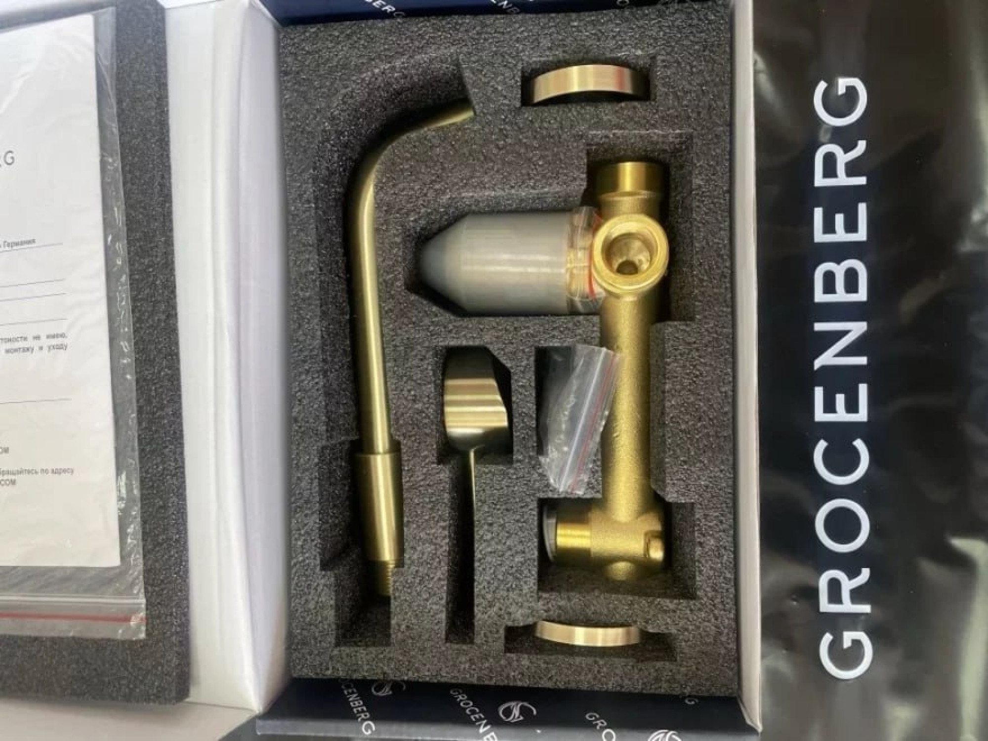 Смеситель Grocenberg GB511 (бронза) фото-6 Смеситель Grocenberg GB511 (бронза) фото-6