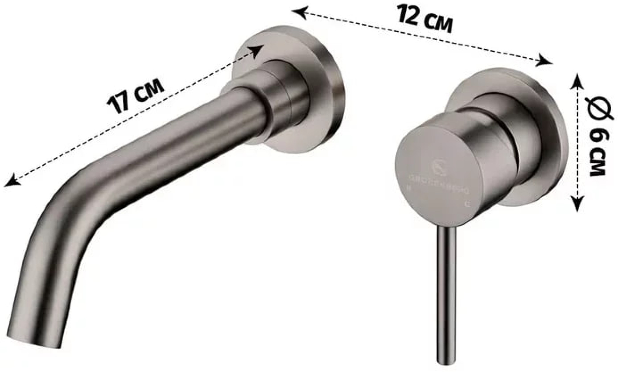 Смеситель Grocenberg GB511 (графит) фото-6 Смеситель Grocenberg GB511 (графит) фото-6