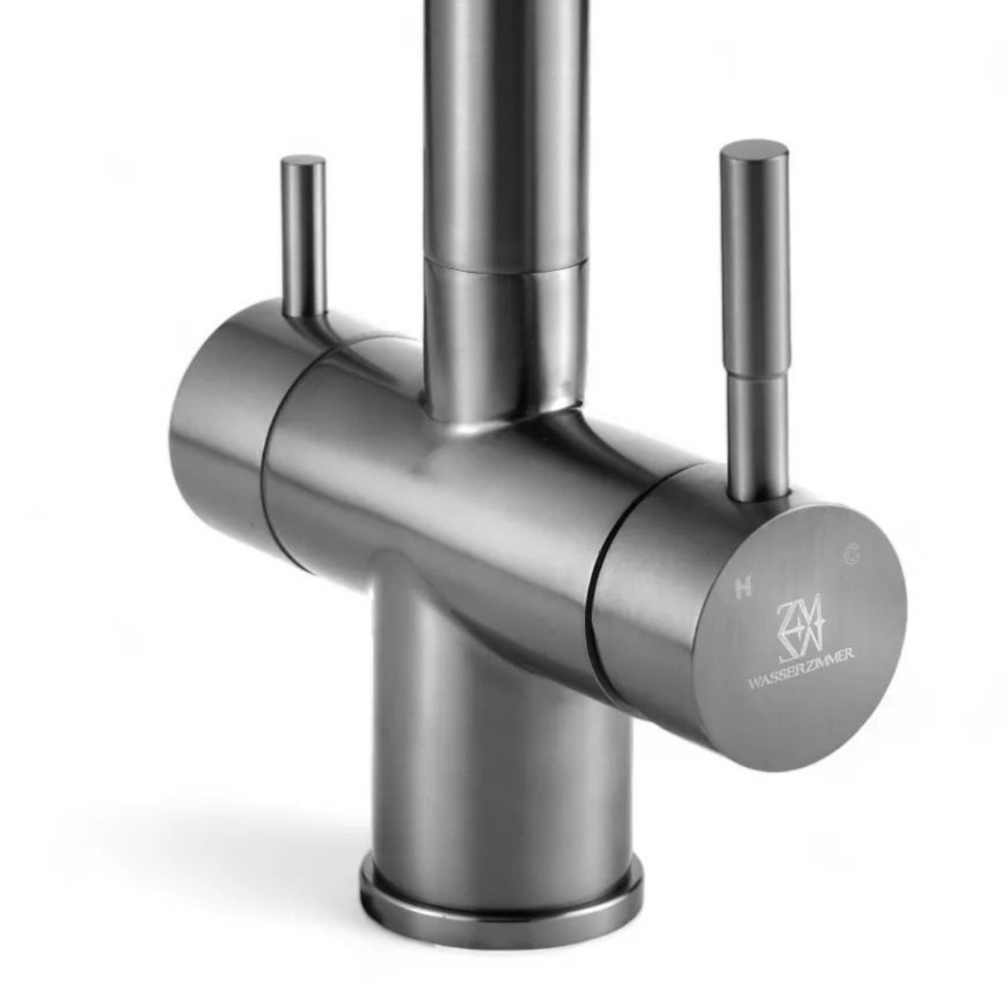 Смеситель для кухни Wasser Zimmer ZM-4010H под фильтр графит фото-3