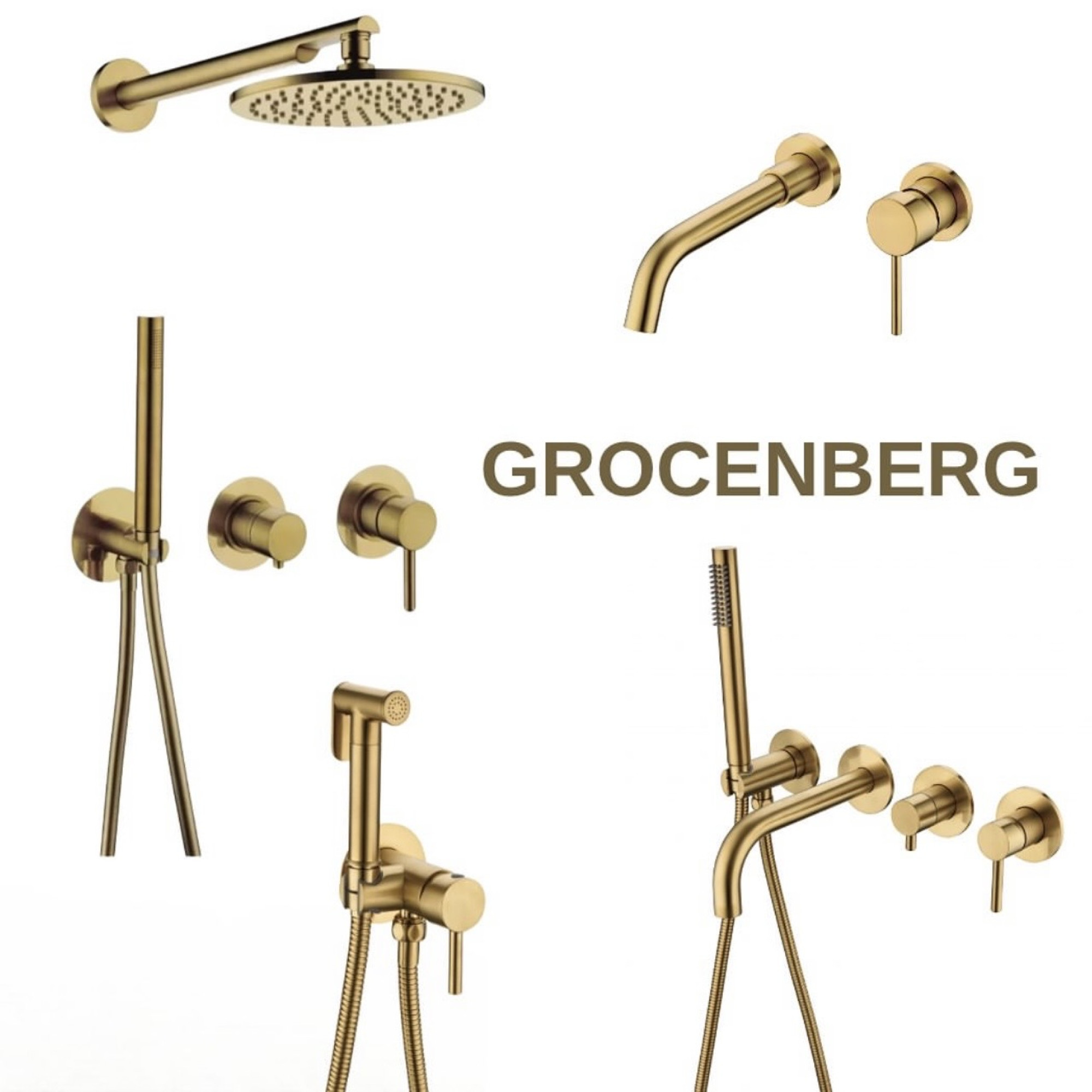 Комплект Grocenberg GB50 GoldB GB5090 GB511 GB5070 GB001 золото брошированное