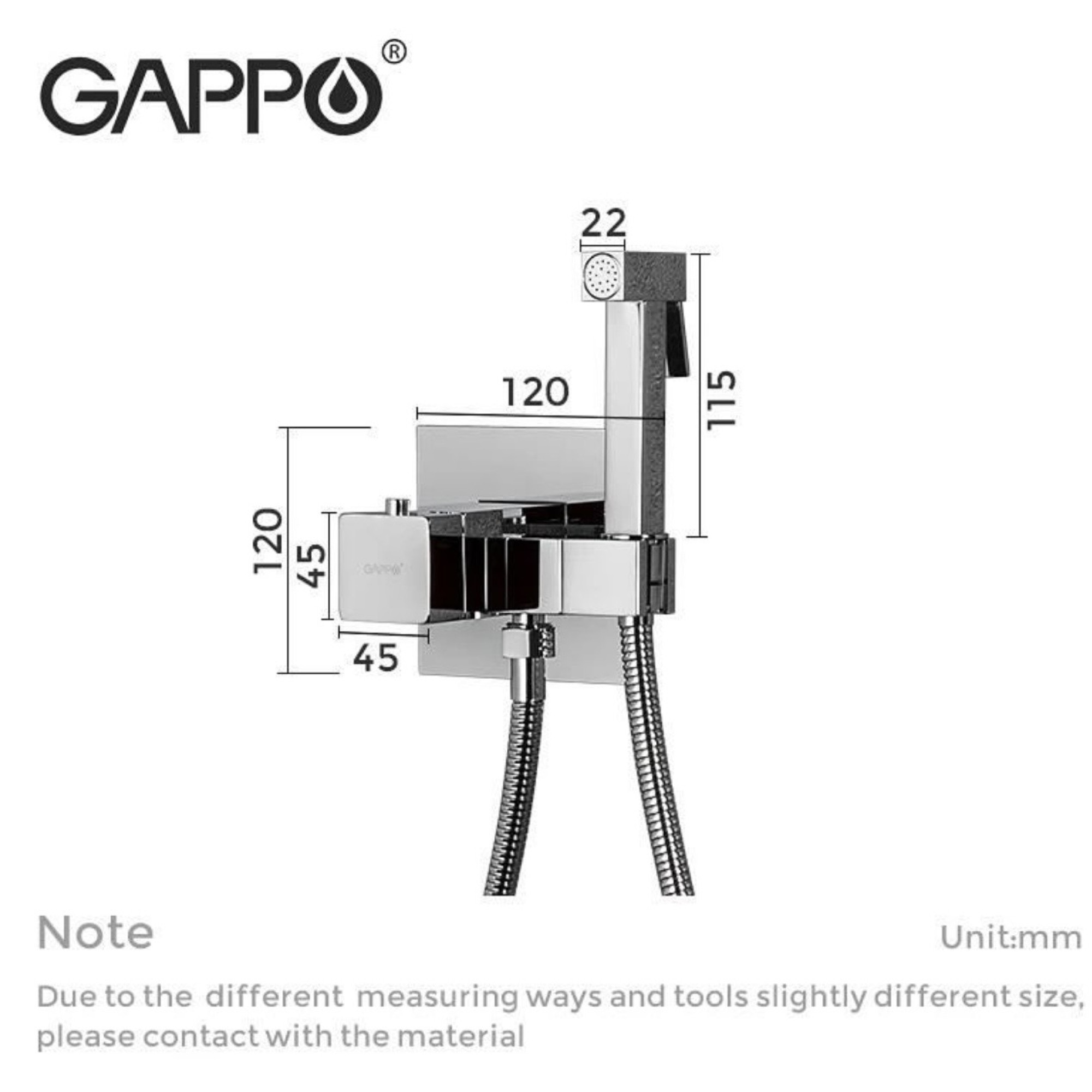 Комплект Gappo #07 G7107-40 G1007-1 G7207-40 термостат фото-7