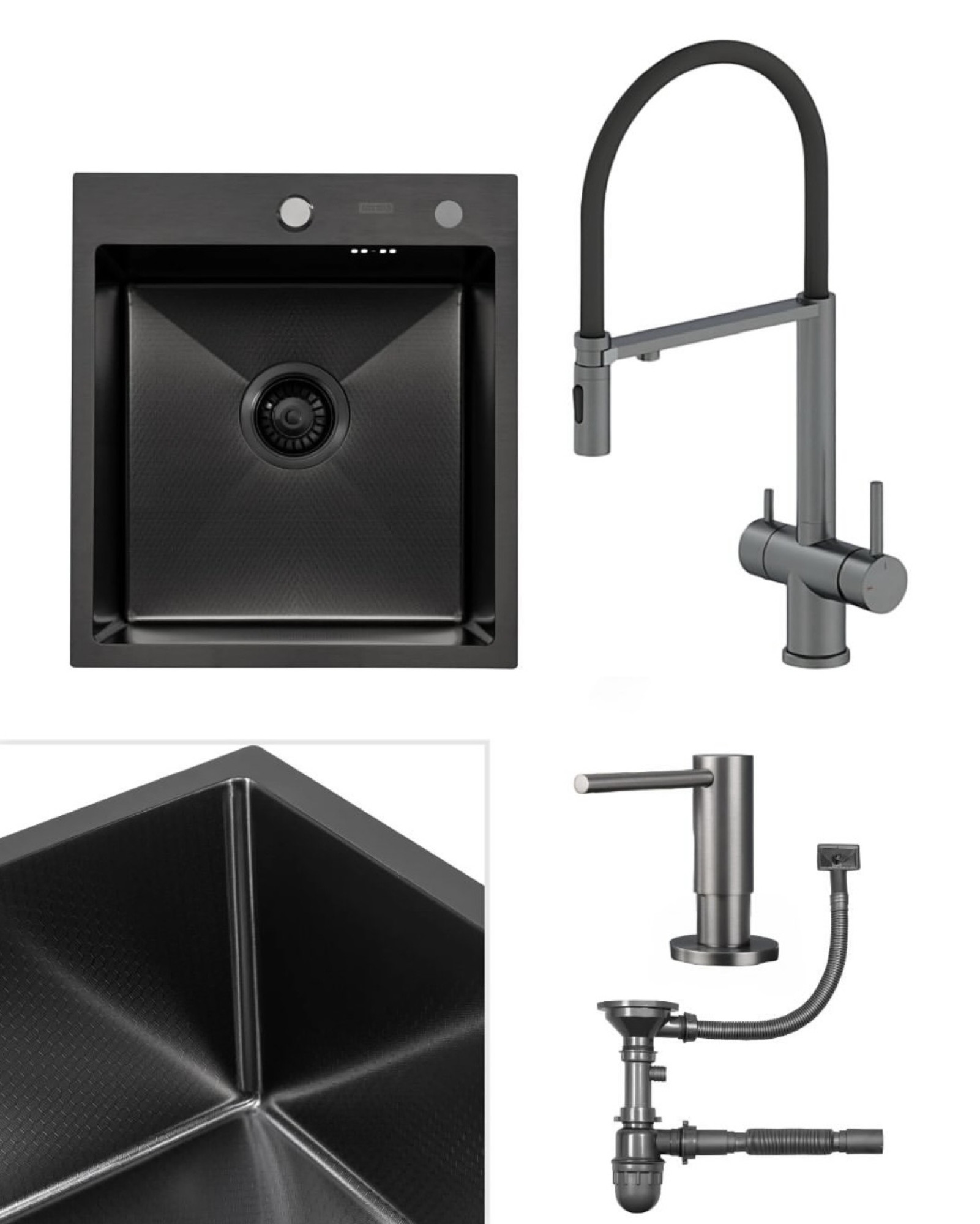 Комплект AKR 450*500 графит 