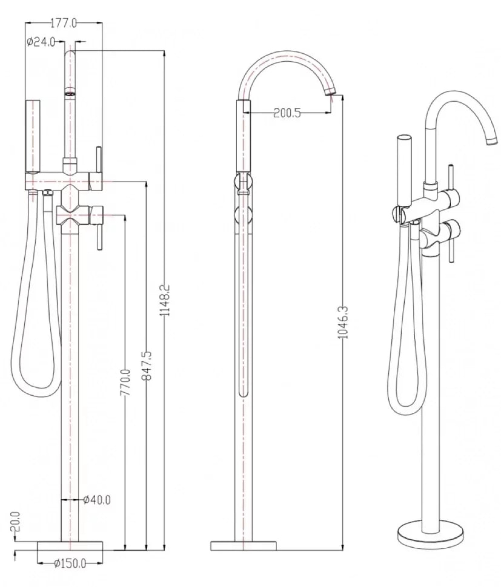 Смеситель Grocenberg GB900 (золото глянец) фото-4 Смеситель Grocenberg GB900 (золото глянец) фото-4