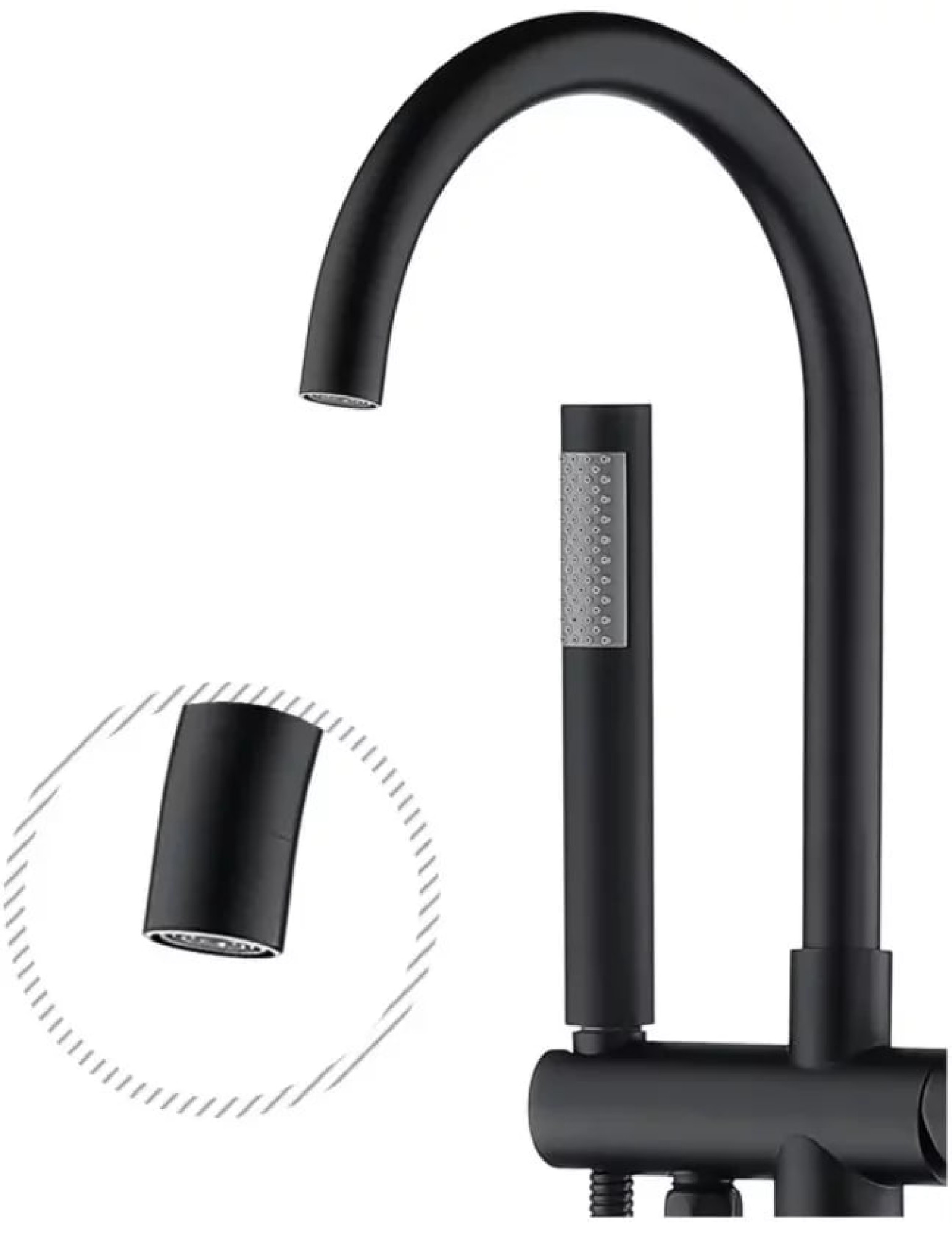 Смеситель Grocenberg GB900 (черный матовый) фото-5 Смеситель Grocenberg GB900 (черный матовый) фото-5