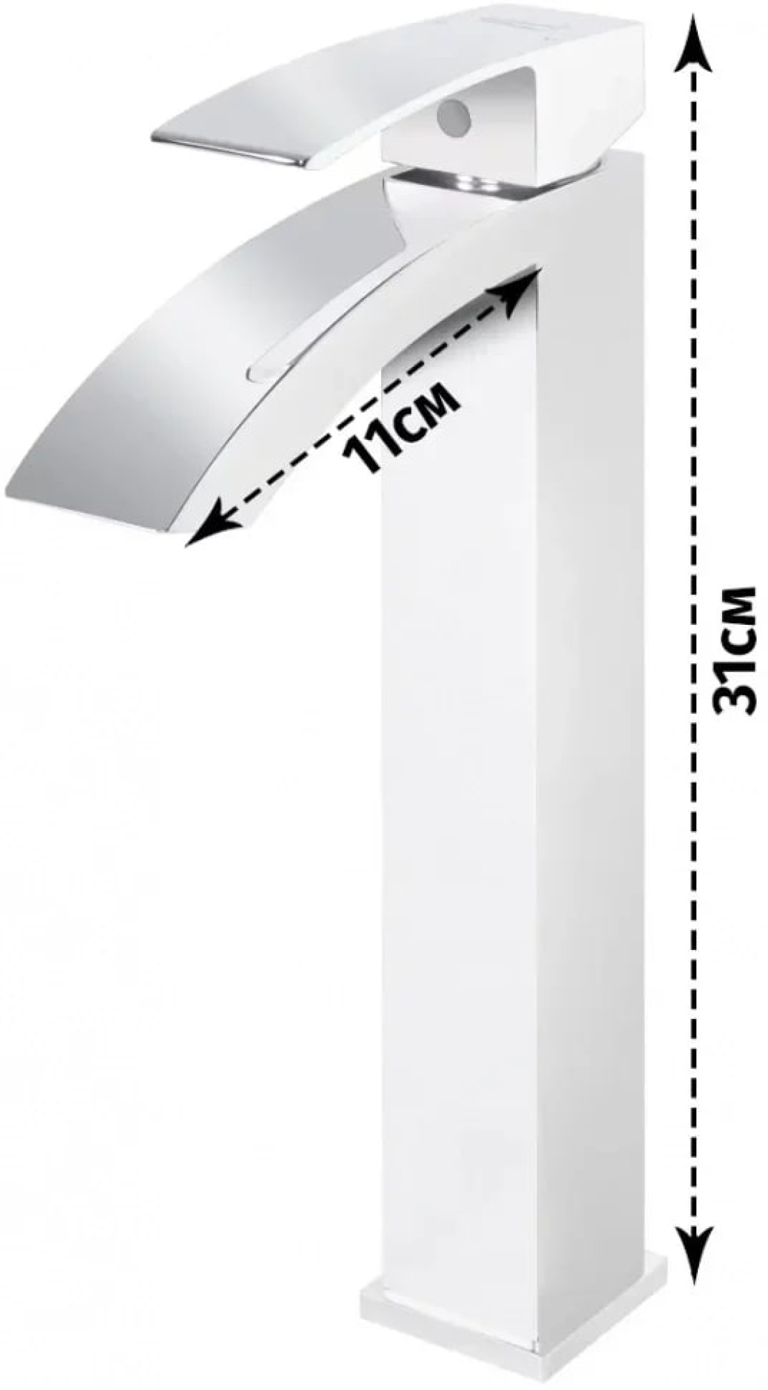 Смеситель Grocenberg GB3007 (белый хром) фото-4 Смеситель Grocenberg GB3007 (белый хром) фото-4