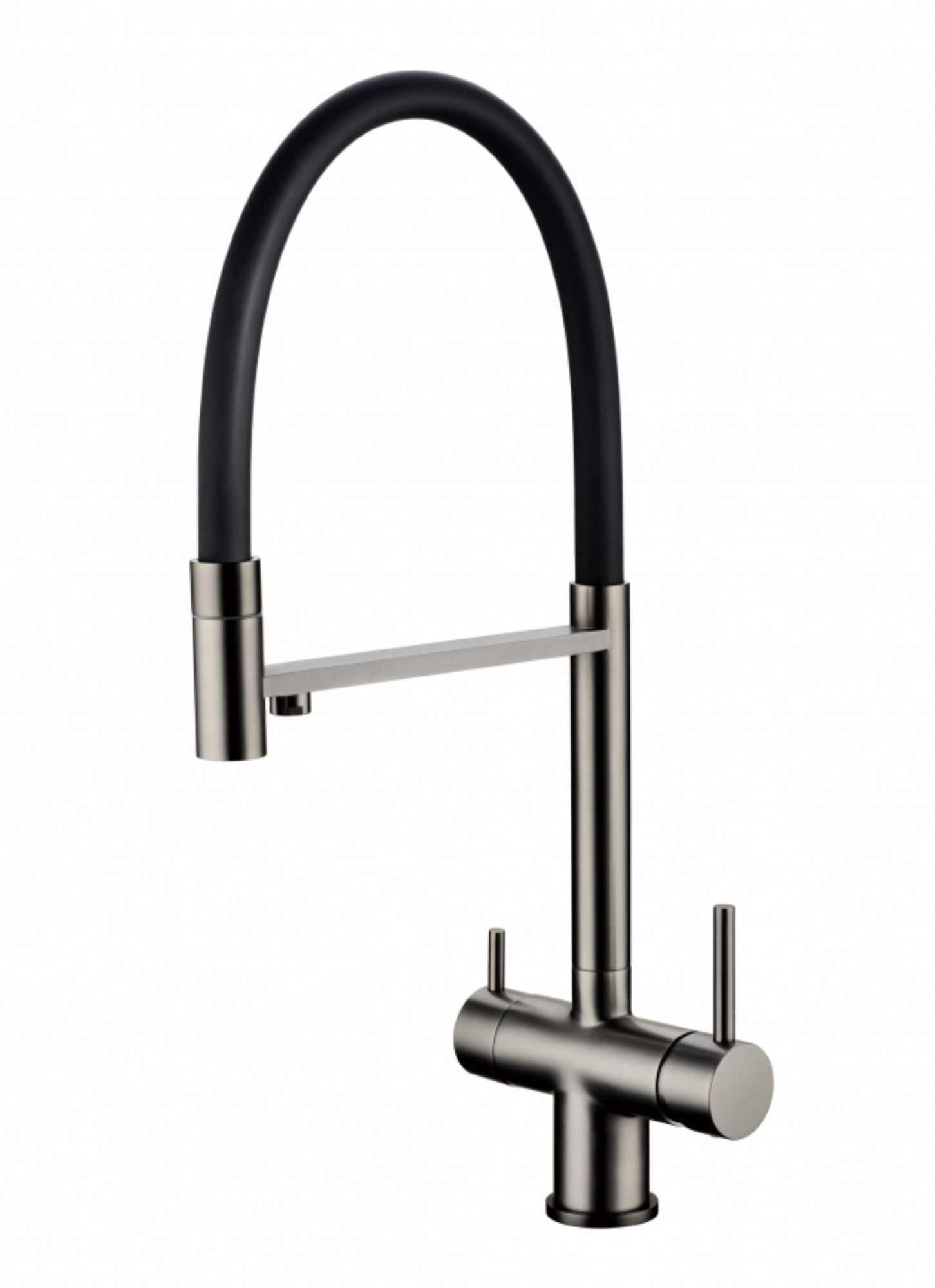 Смеситель Grocenberg GB4099 с гибким изливом (графит) Смеситель Grocenberg GB4099 с гибким изливом (графит)