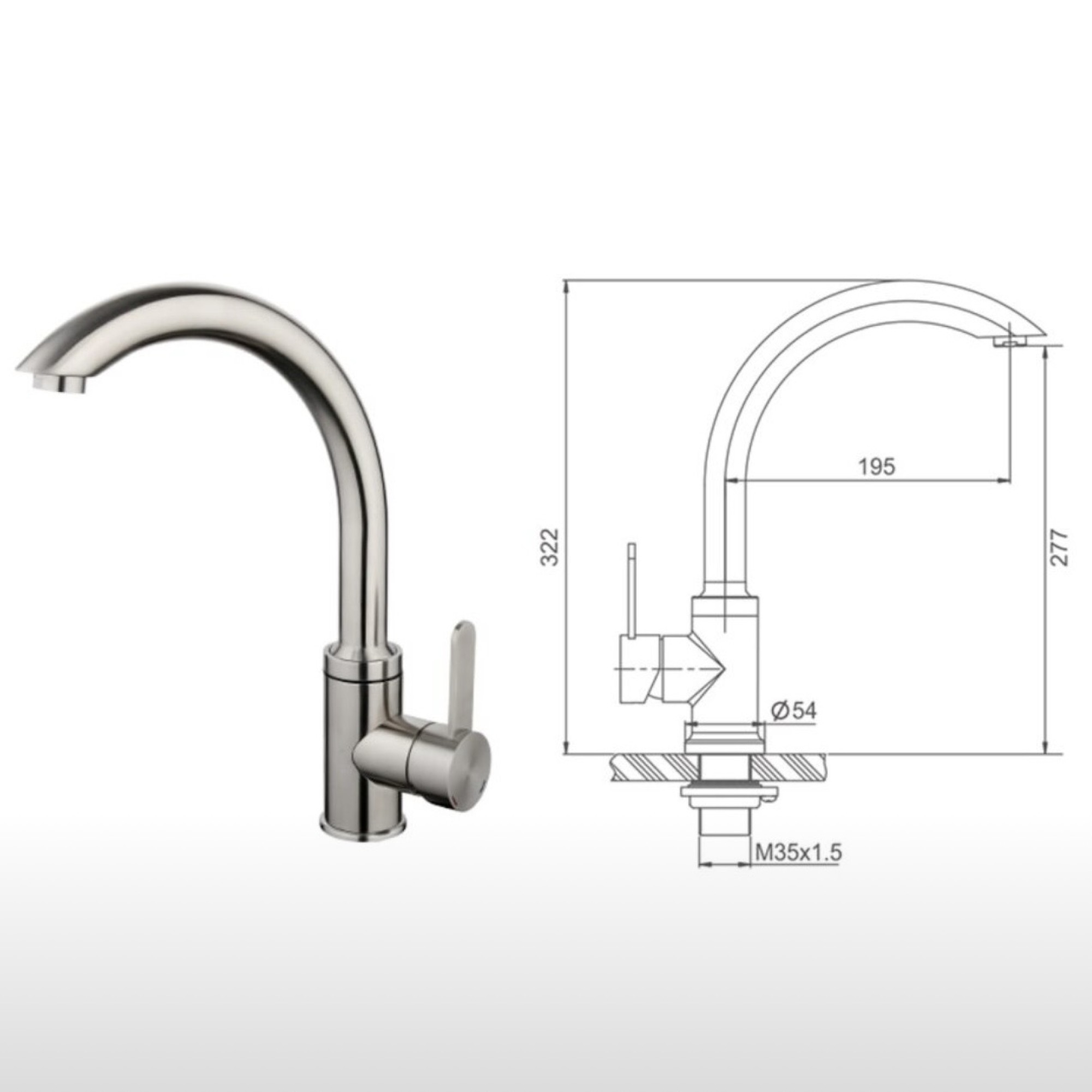 Смеситель Gappo G4099 фото-3