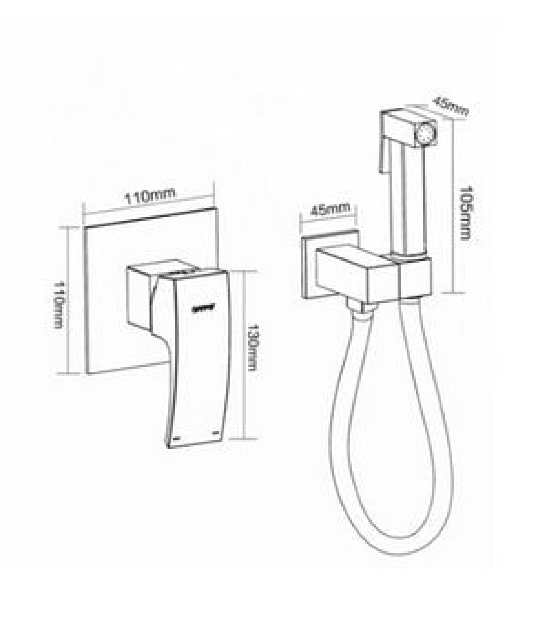 Комлект Gappo #07 Душевая система G2407 смеситель G1007 гигиенический душ G7207 фото-5