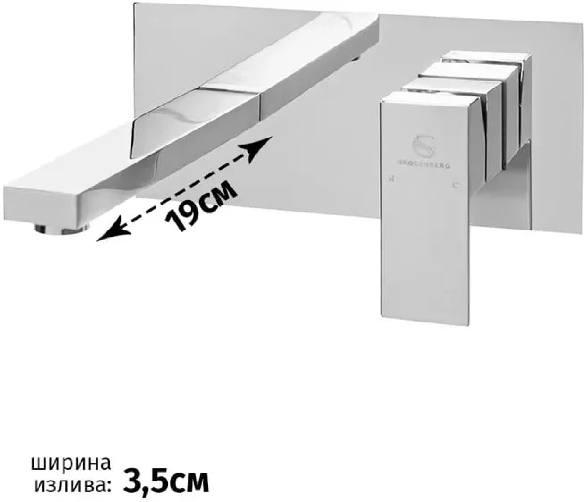 Смеситель Grocenberg GB588 (хром) фото-4 Смеситель Grocenberg GB588 (хром) фото-4