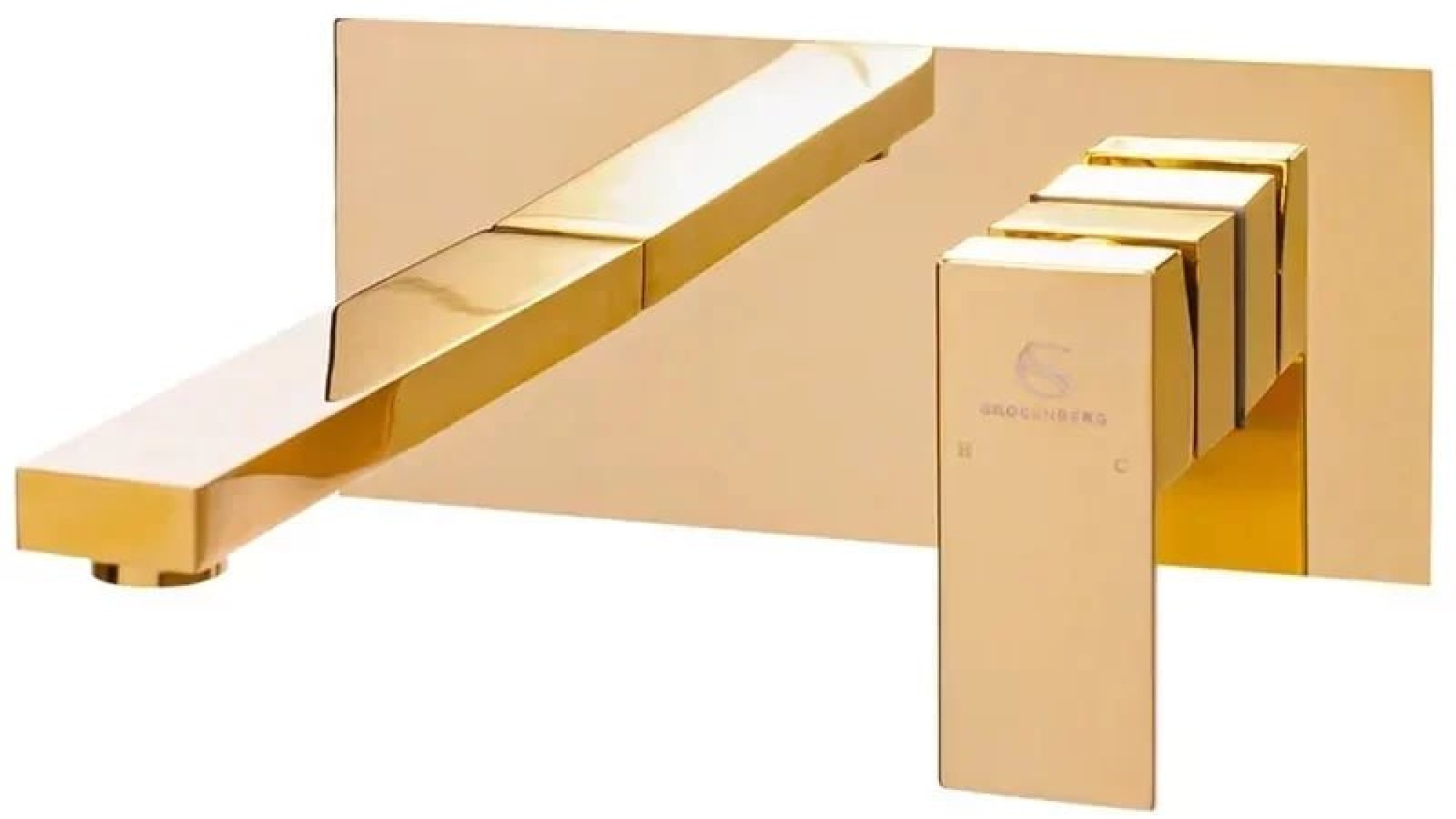 Смеситель Grocenberg GB588 (золото глянец) Смеситель Grocenberg GB588 (золото глянец)