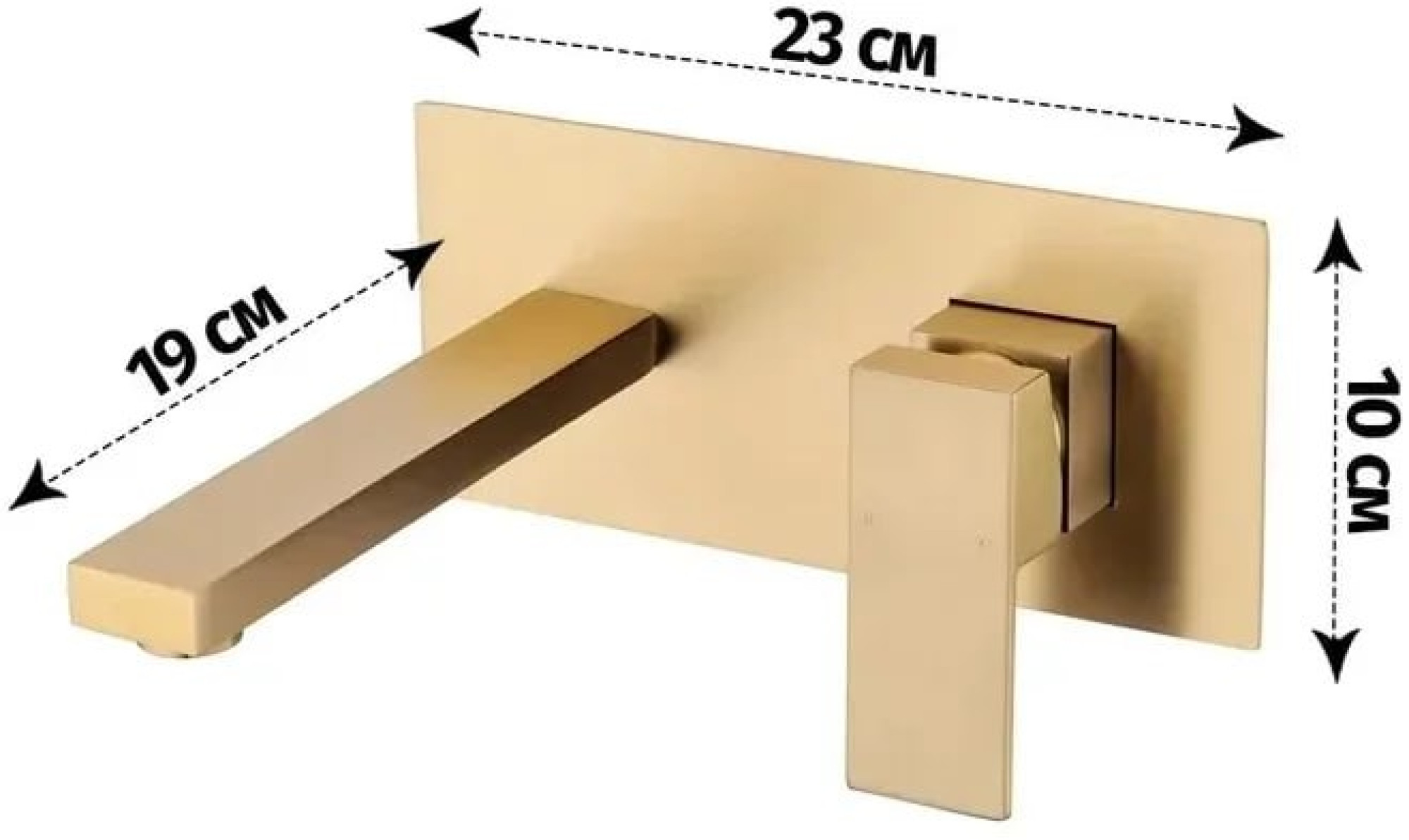 Смеситель Grocenberg GB588 (золото матовый) фото-3 Смеситель Grocenberg GB588 (золото матовый) фото-3