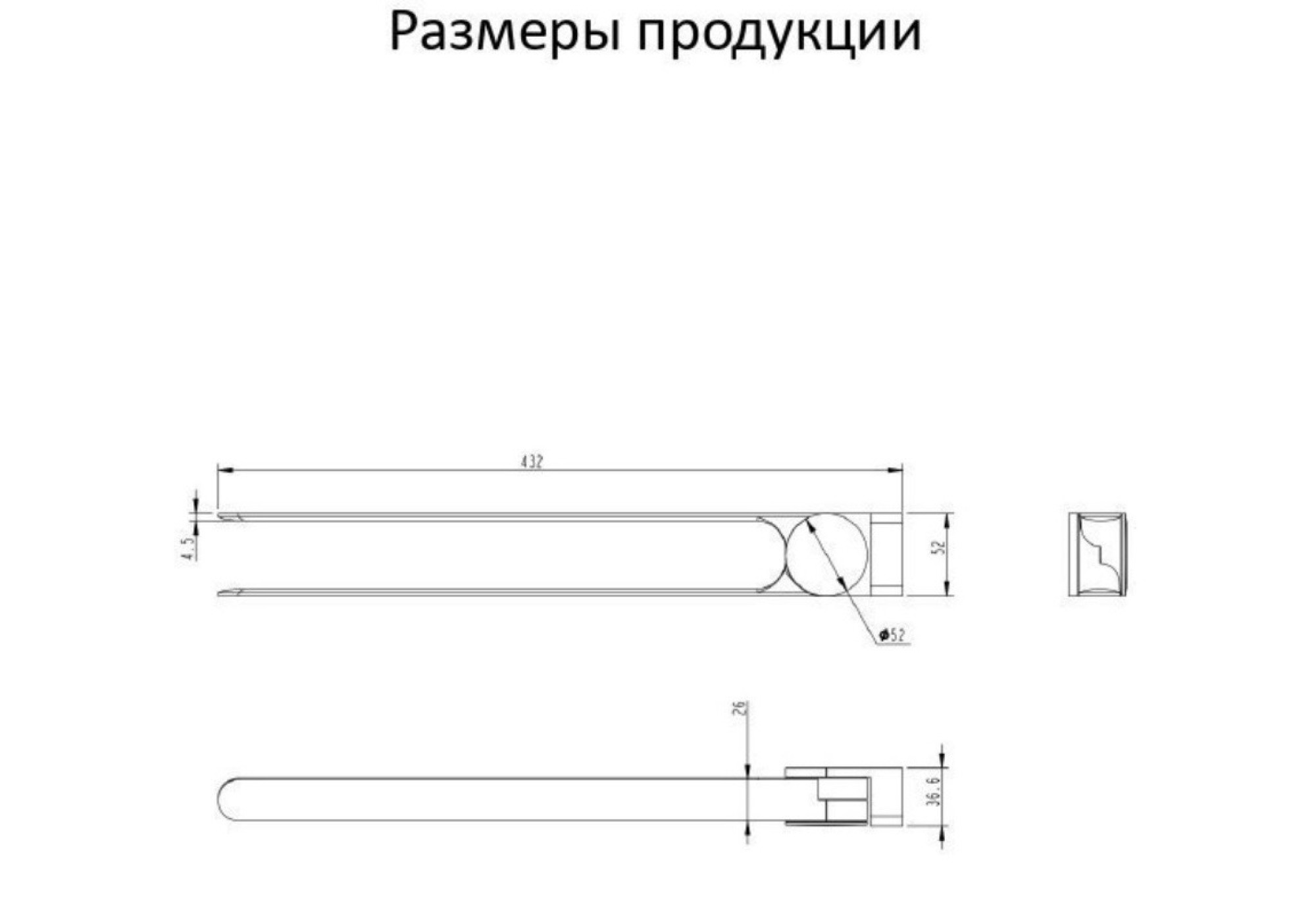 Держатель для полотенца Grocenberg AC0055 (графит) фото-3 Держатель для полотенца Grocenberg AC0055 (графит) фото-3