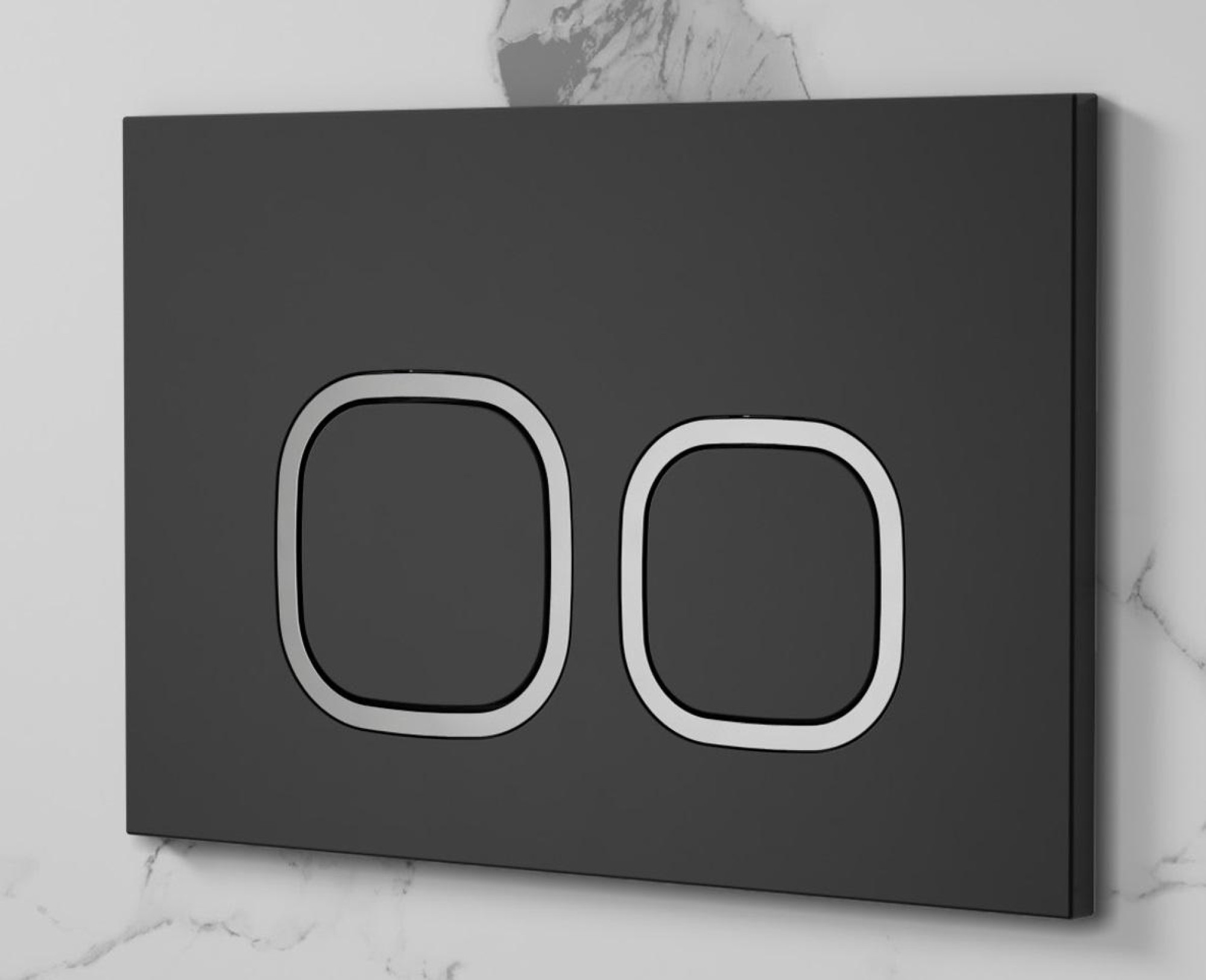 Кнопка смыва Ceruttispa CR01BK для инсталляций, черная матовая - фото1 Кнопка смыва Ceruttispa CR01BK для инсталляций, черная матовая - фото1