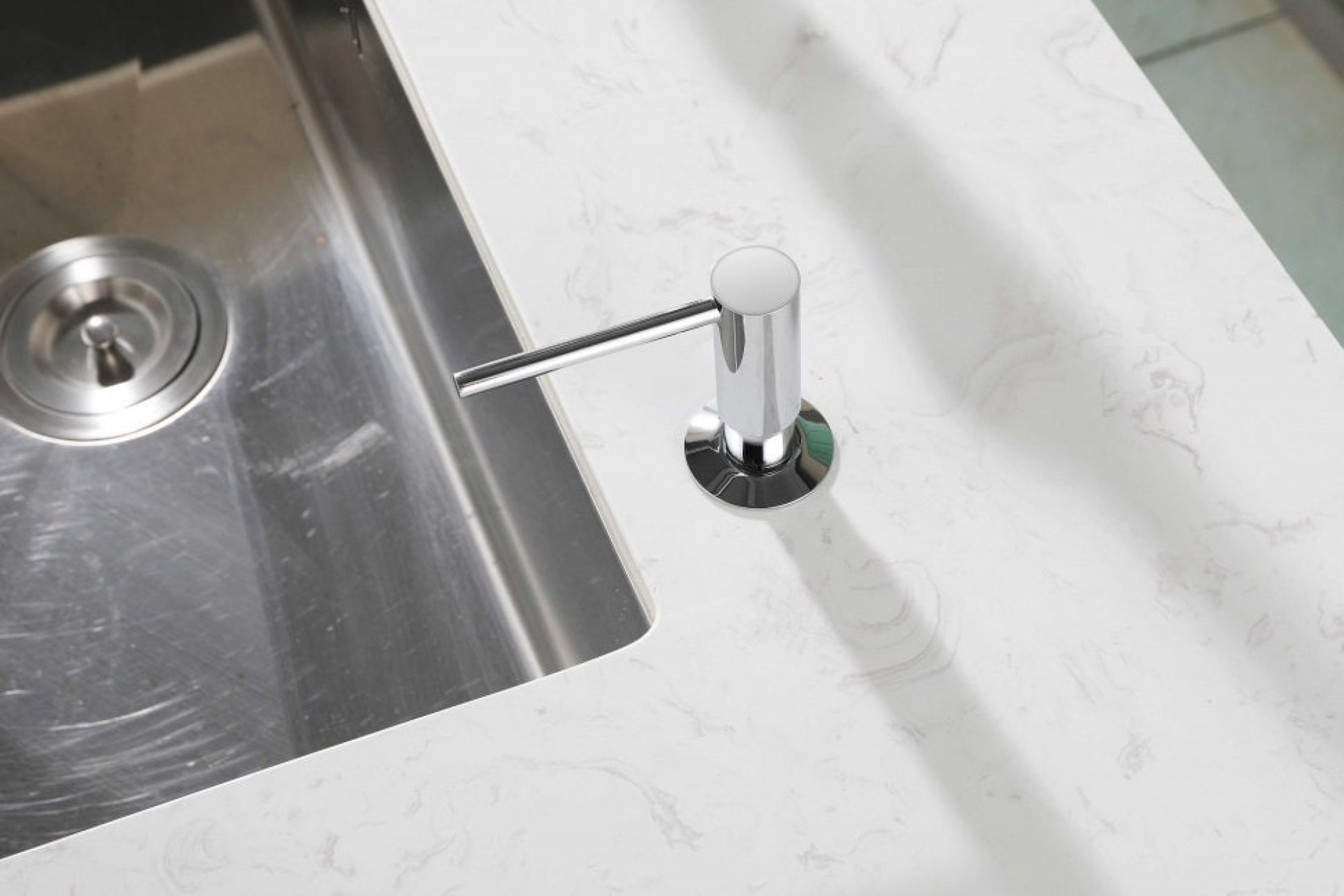 Дозатор для жидкого мыла Grocenberg AC0031 (хром) фото-2