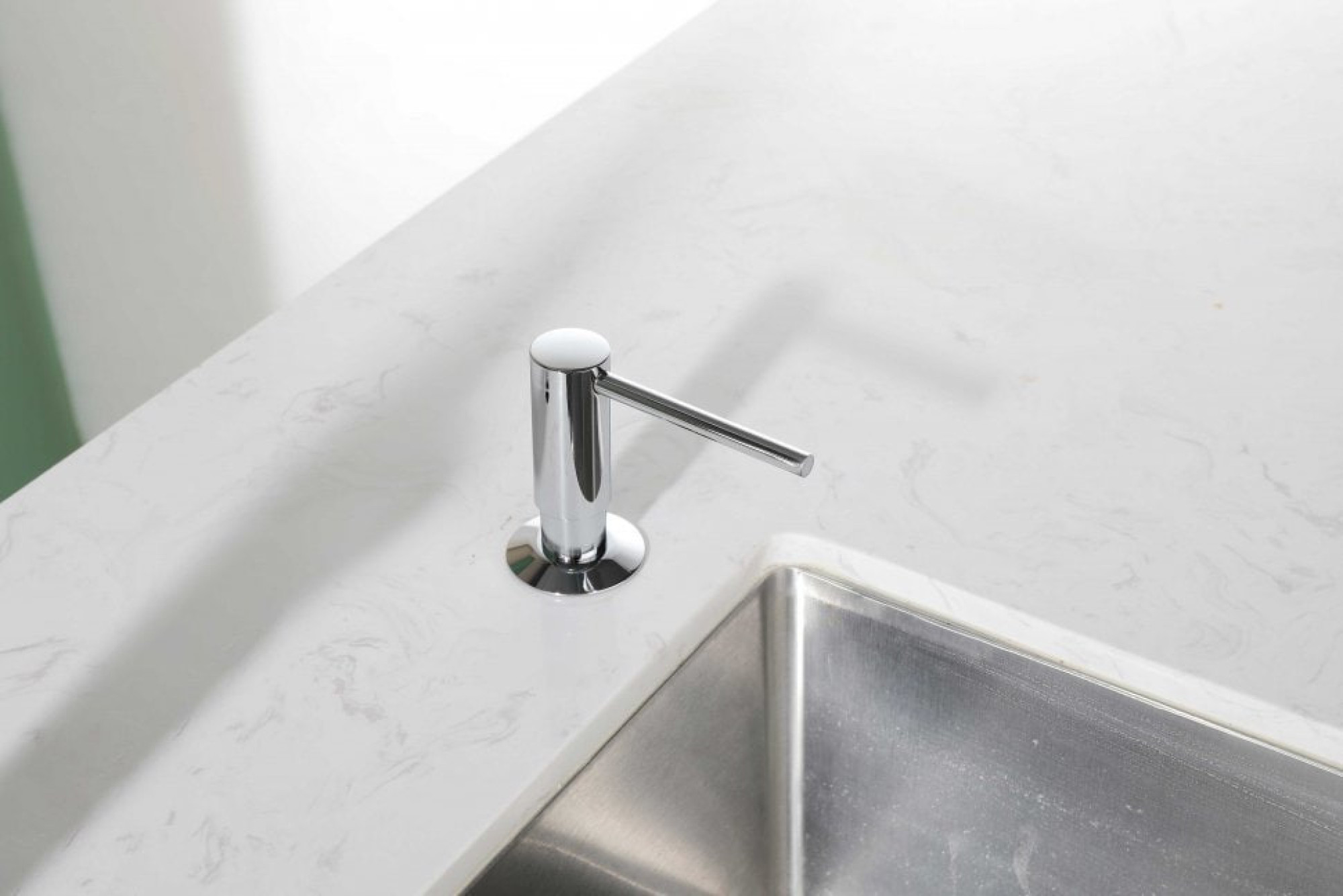 Дозатор для жидкого мыла Grocenberg AC0031 (хром) фото-3