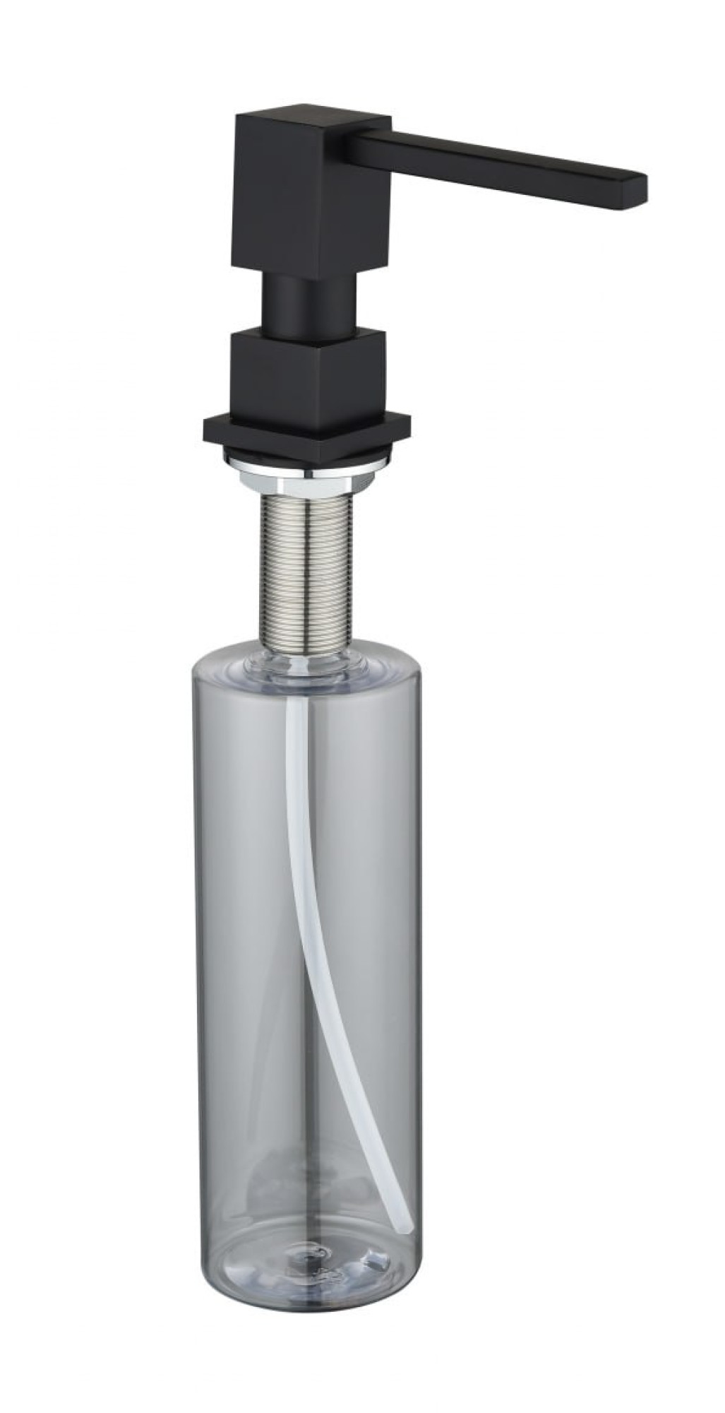 Дозатор для жидкого мыла Grocenberg AC0033 (черный матовый) - фото1